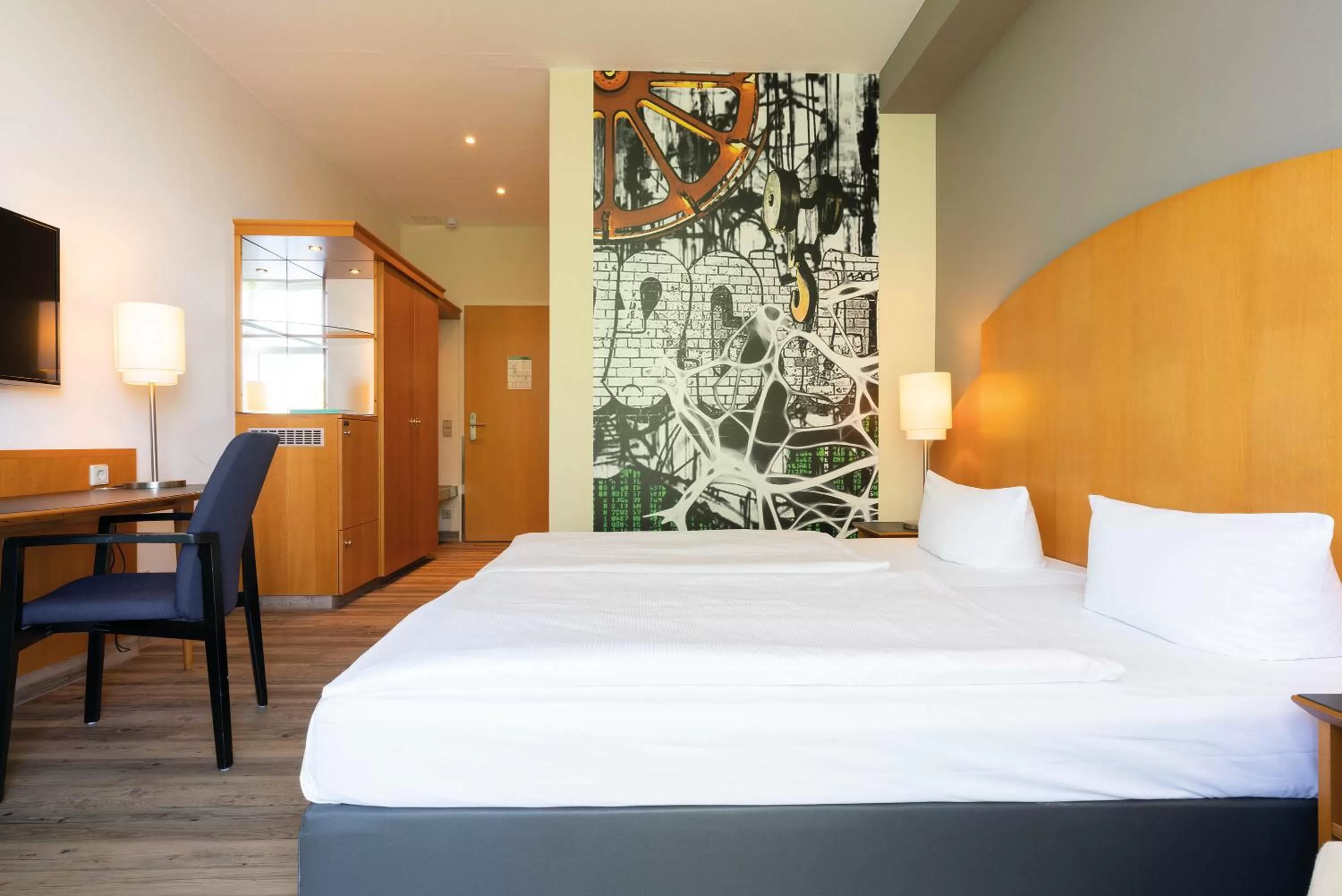 Bed in Seminaris Avendi Hotel Potsdam