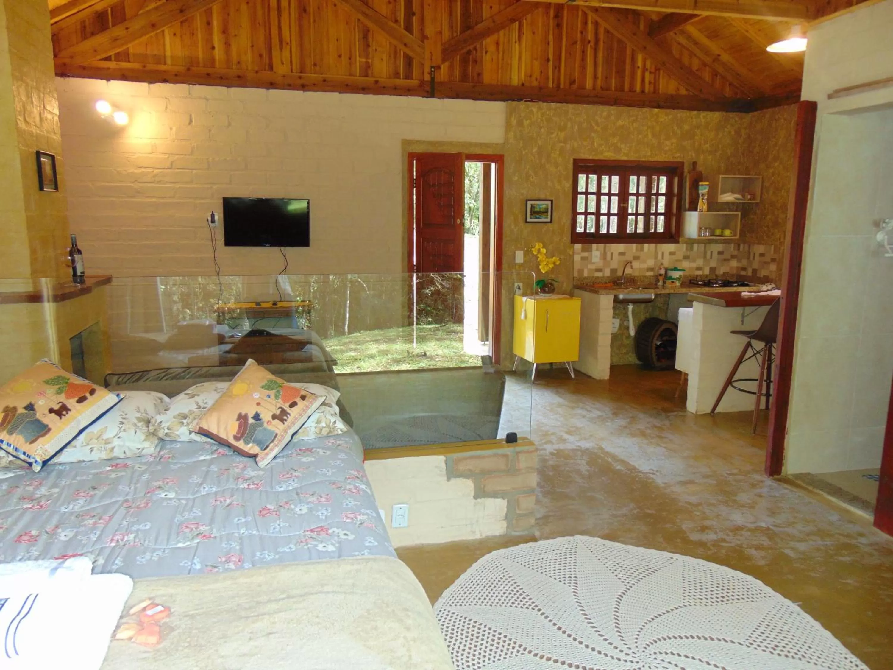 Kitchen or kitchenette, Seating Area in MD Luar da Montanha