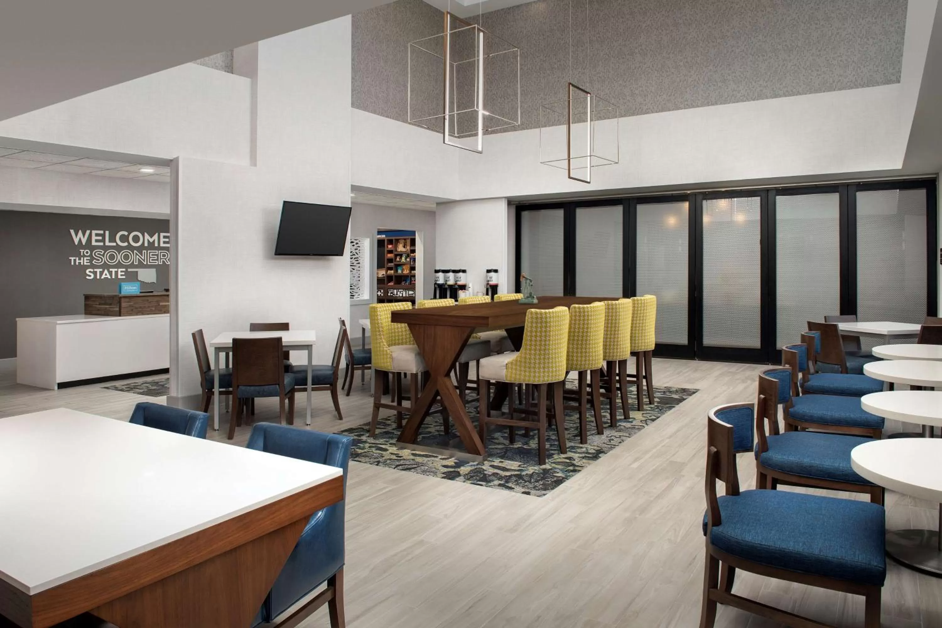 Lobby or reception in Hampton Inn Duncan