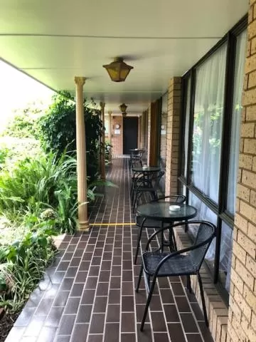 Patio in Muswellbrook Motor Inn