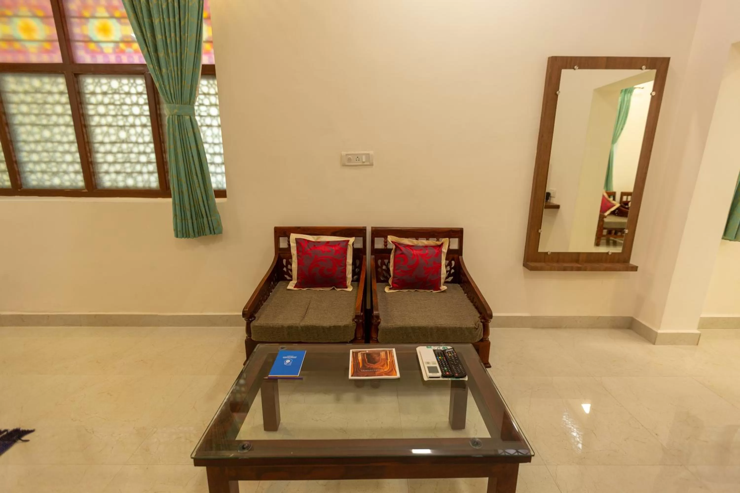 Seating Area in KSTDC Hotel Mayura Adilshahi Bijapur
