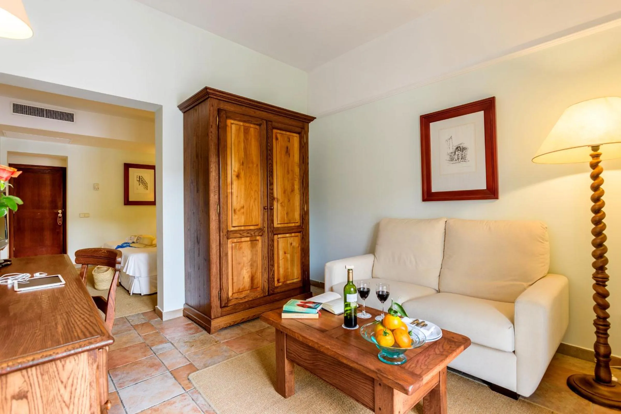 Seating area in Hotel Cala Sant Vicenç - Adults Only