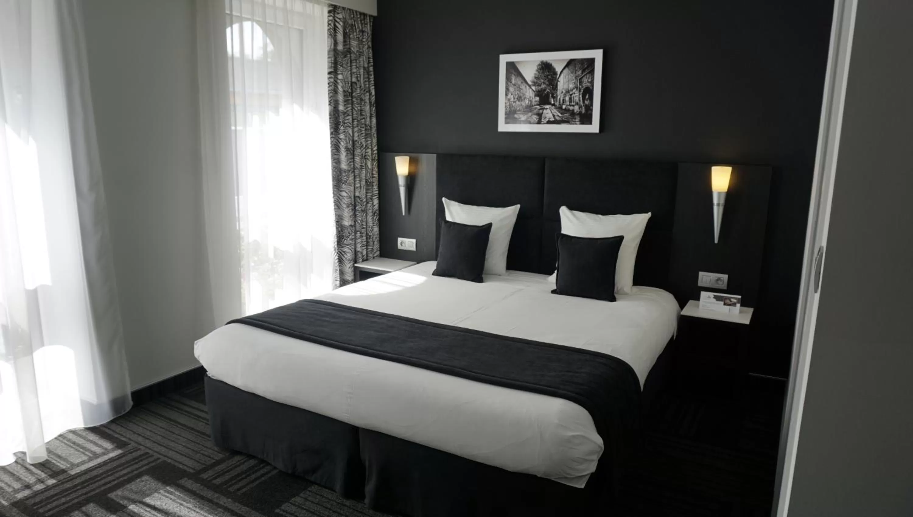 Bed in Hotel Saint Daniel