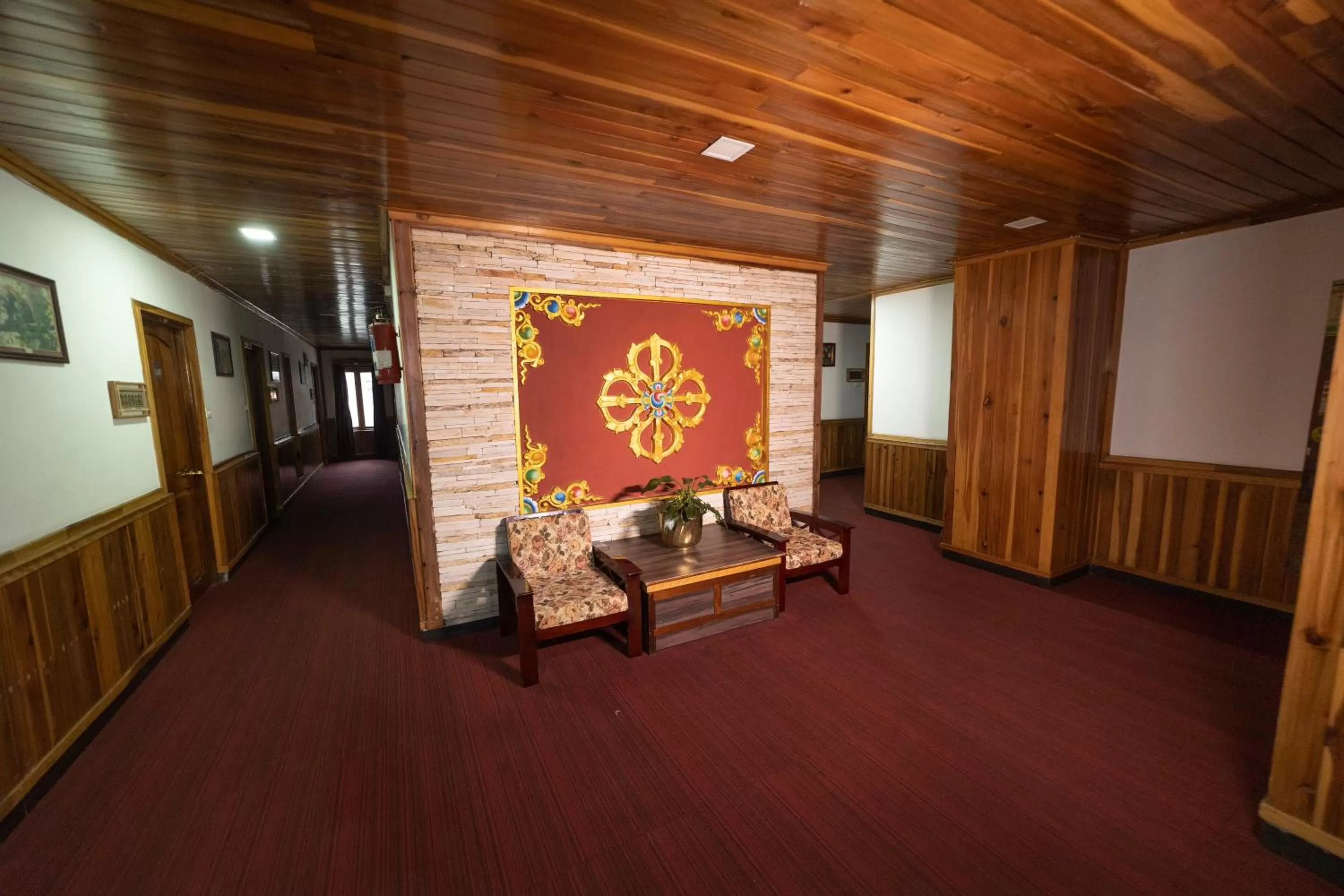 Seating area in Yangthang Heritage