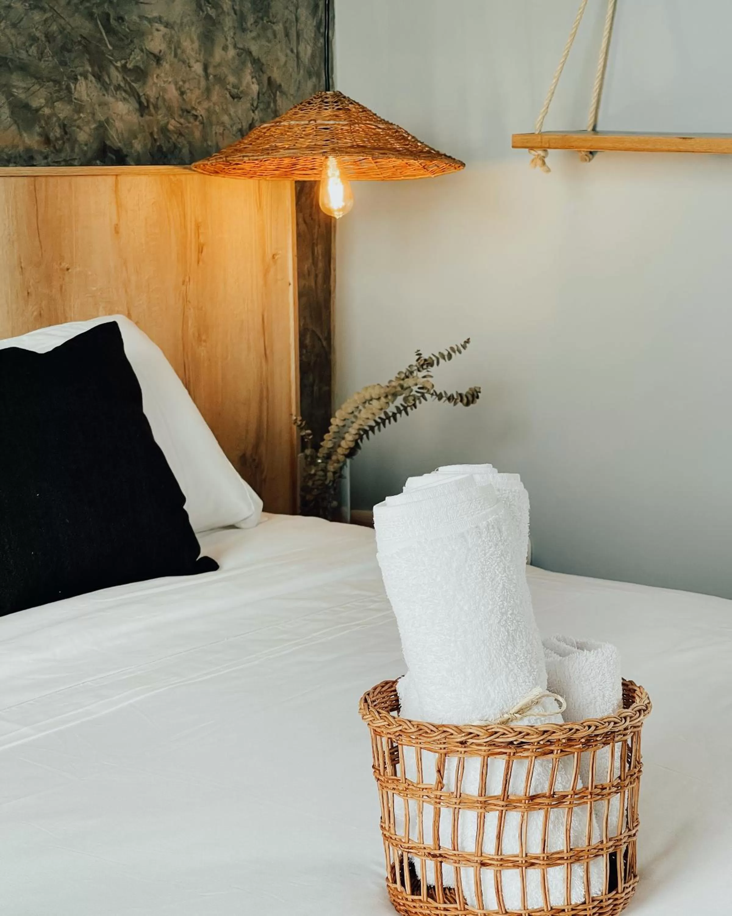 Bed in Ecohotel Monte Tierra Habitaciones y Glamping