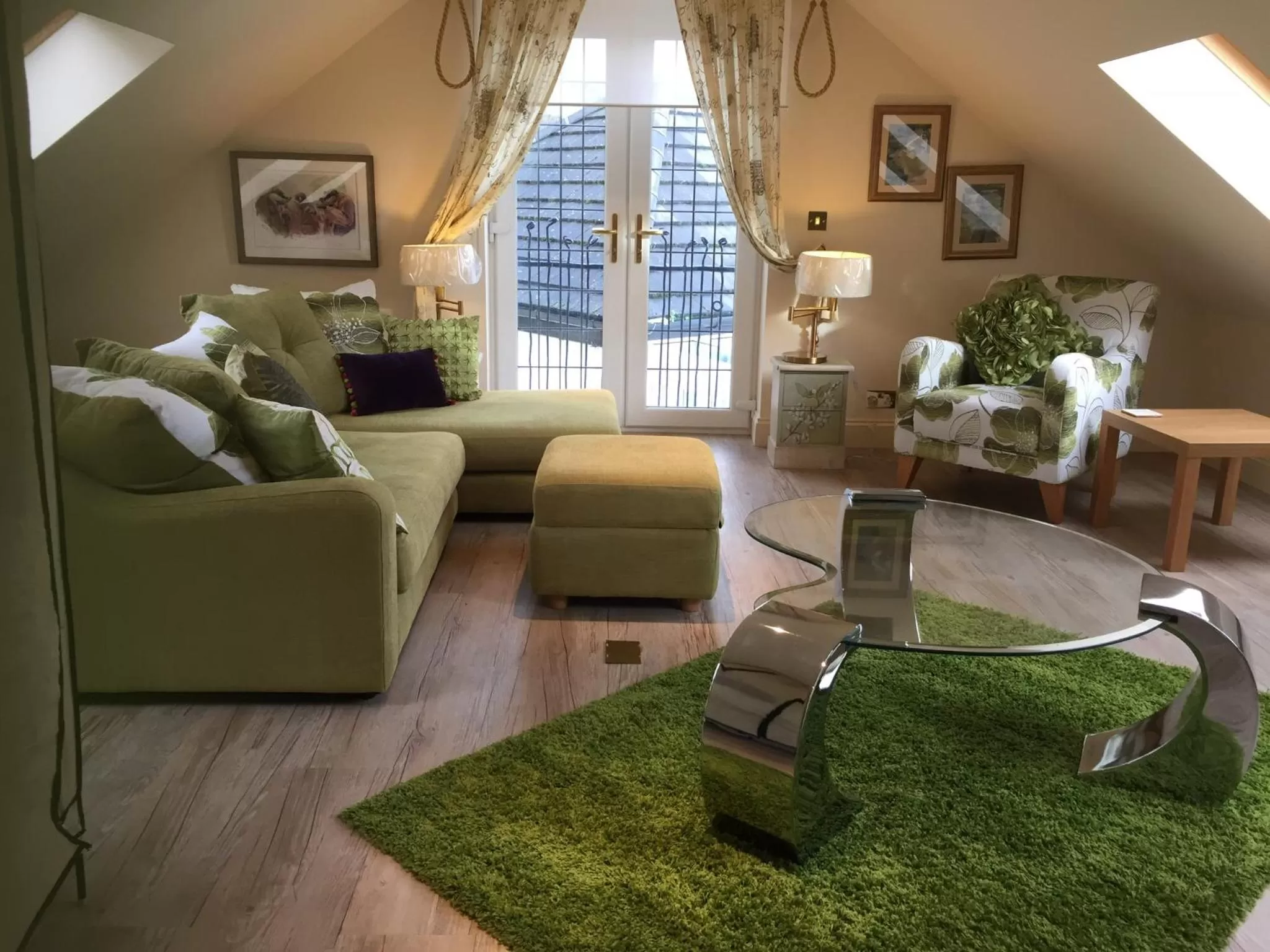 Living room in Retreat at The Knowe Auchincruive Estate