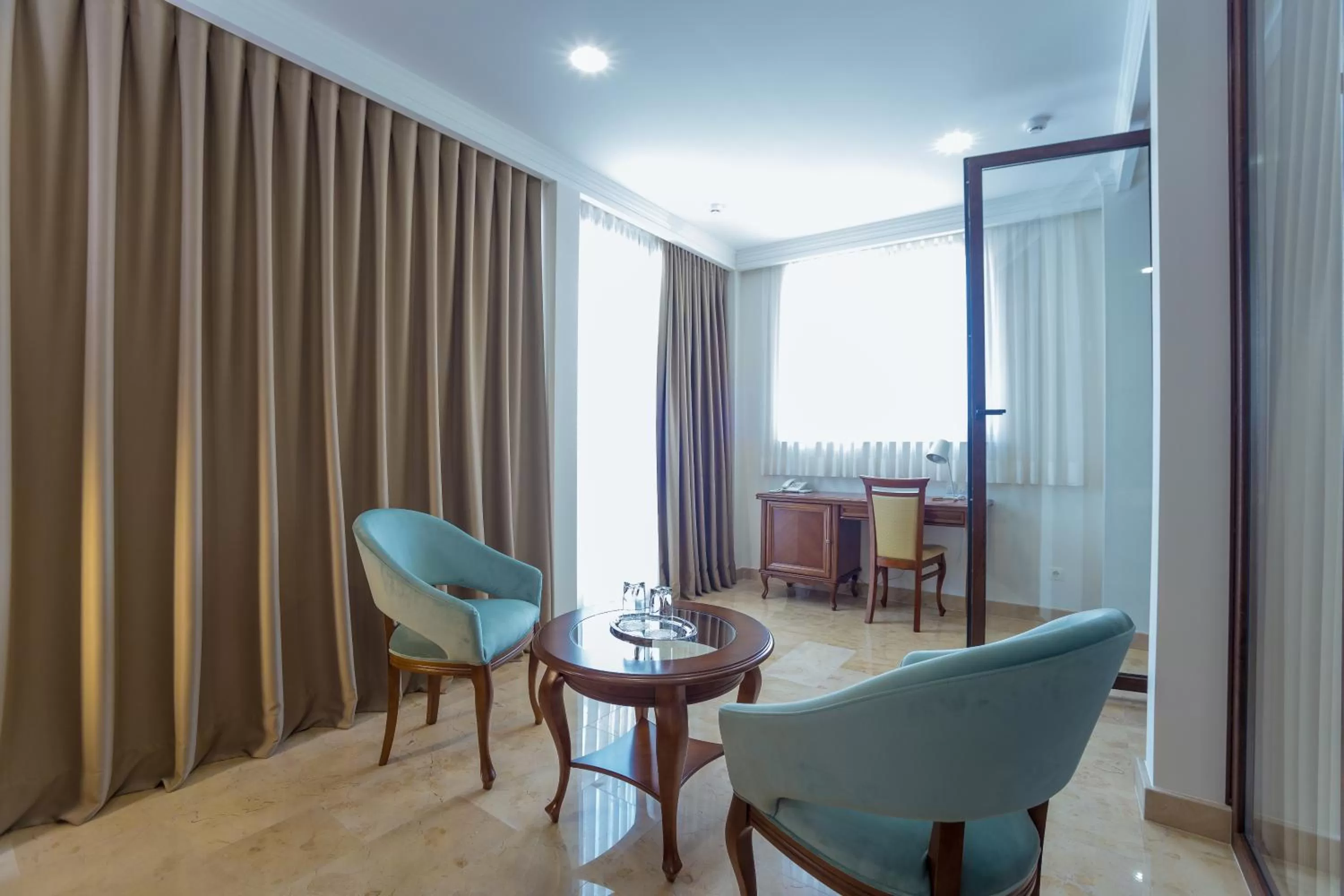 Seating area in Ambassador Hotel