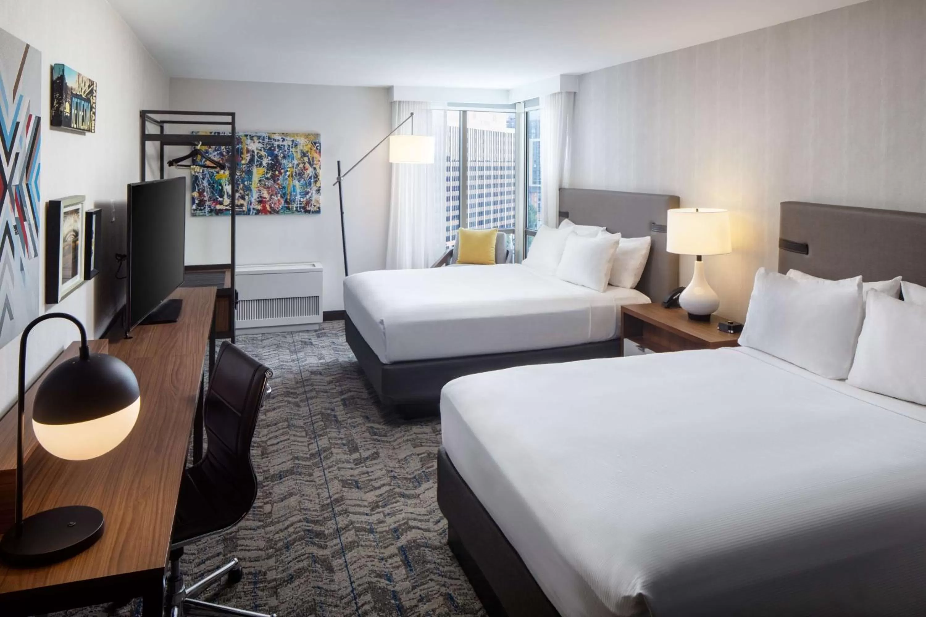 Bedroom, Bed in The Bethesdan Hotel, Tapestry Collection by Hilton