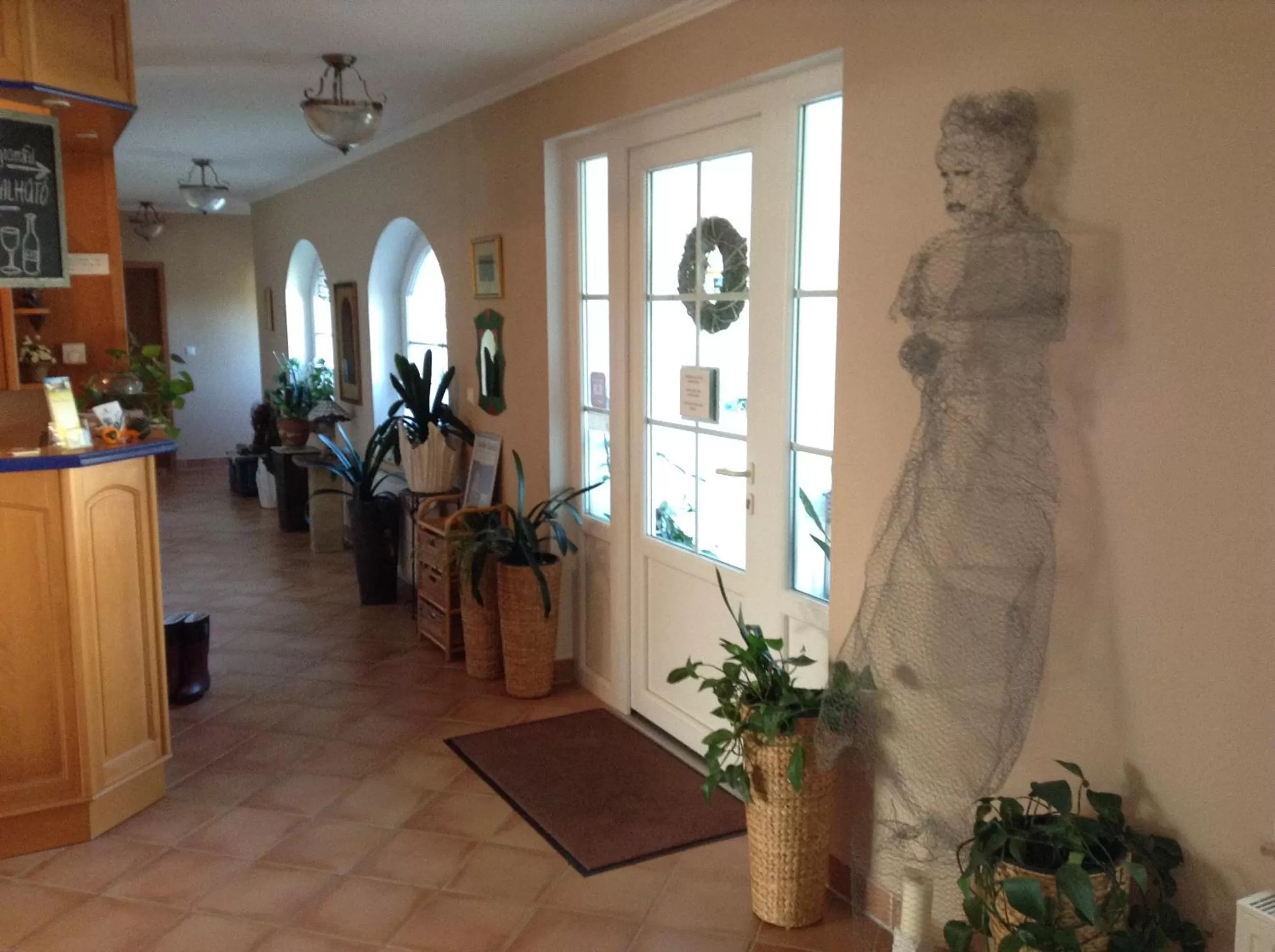 Lobby or reception in Hotel Zsida