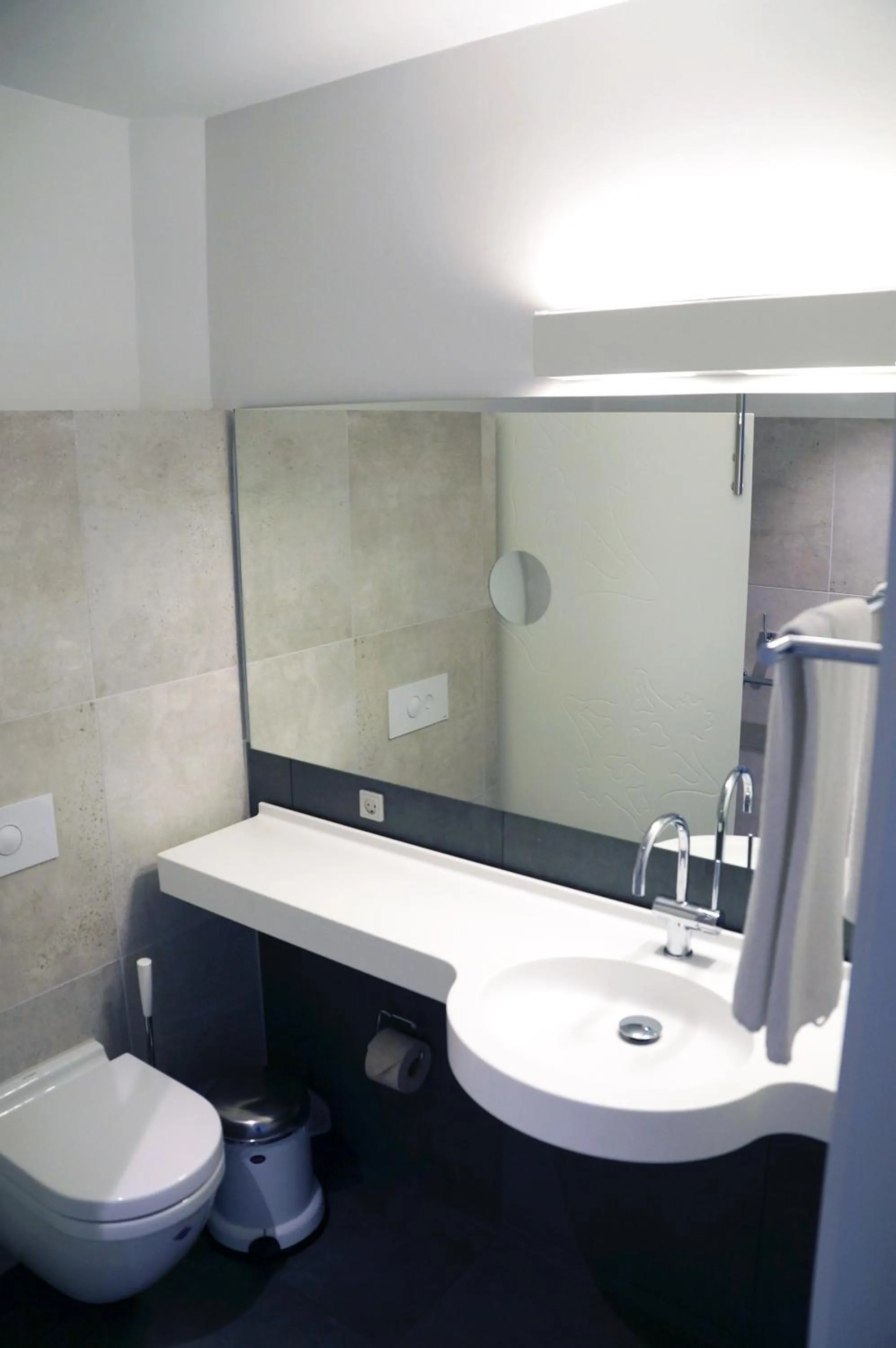 Shower in Fuglsangcentret Hotel