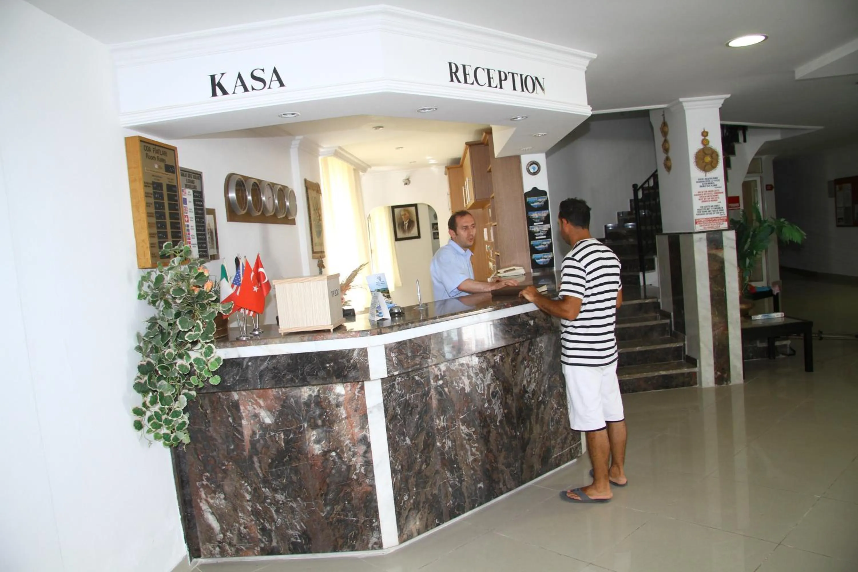 Lobby or reception in Hotel Billurcu