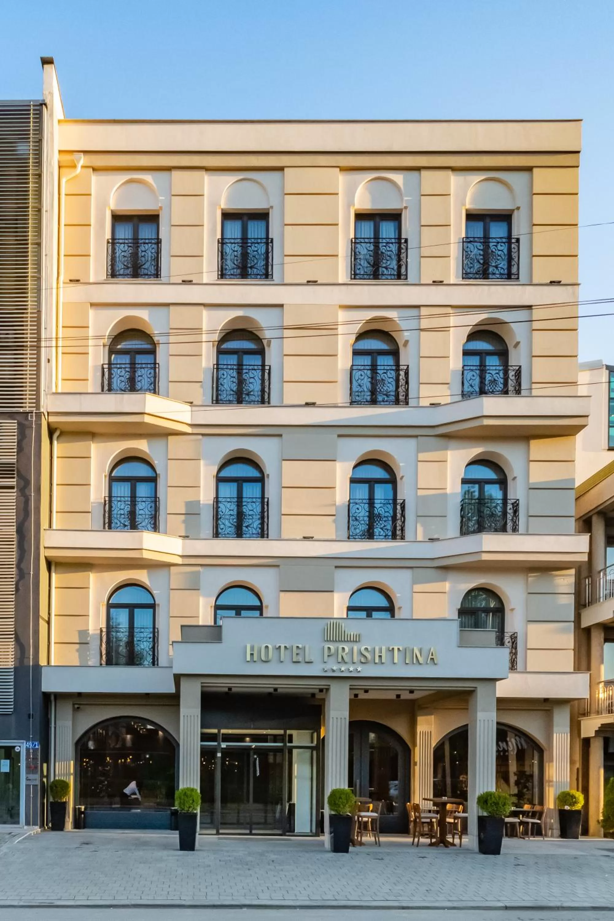 City view, Property Building in Hotel Prishtina