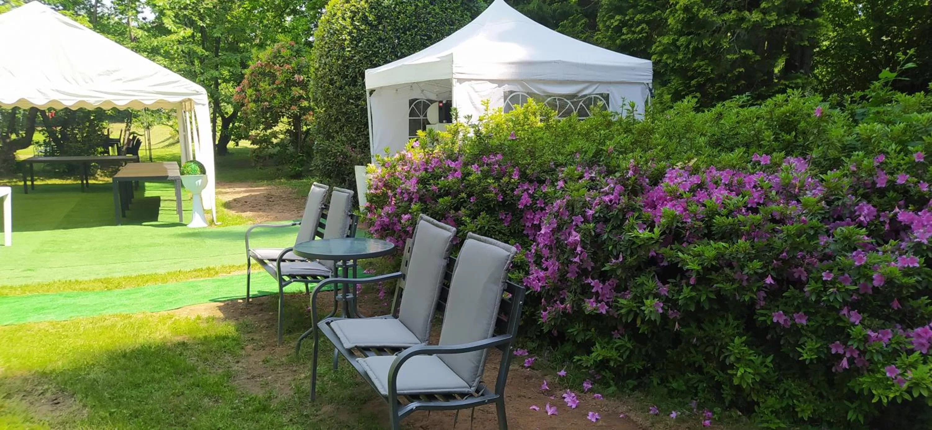 Garden in "La Selvetta" bed and breakfast