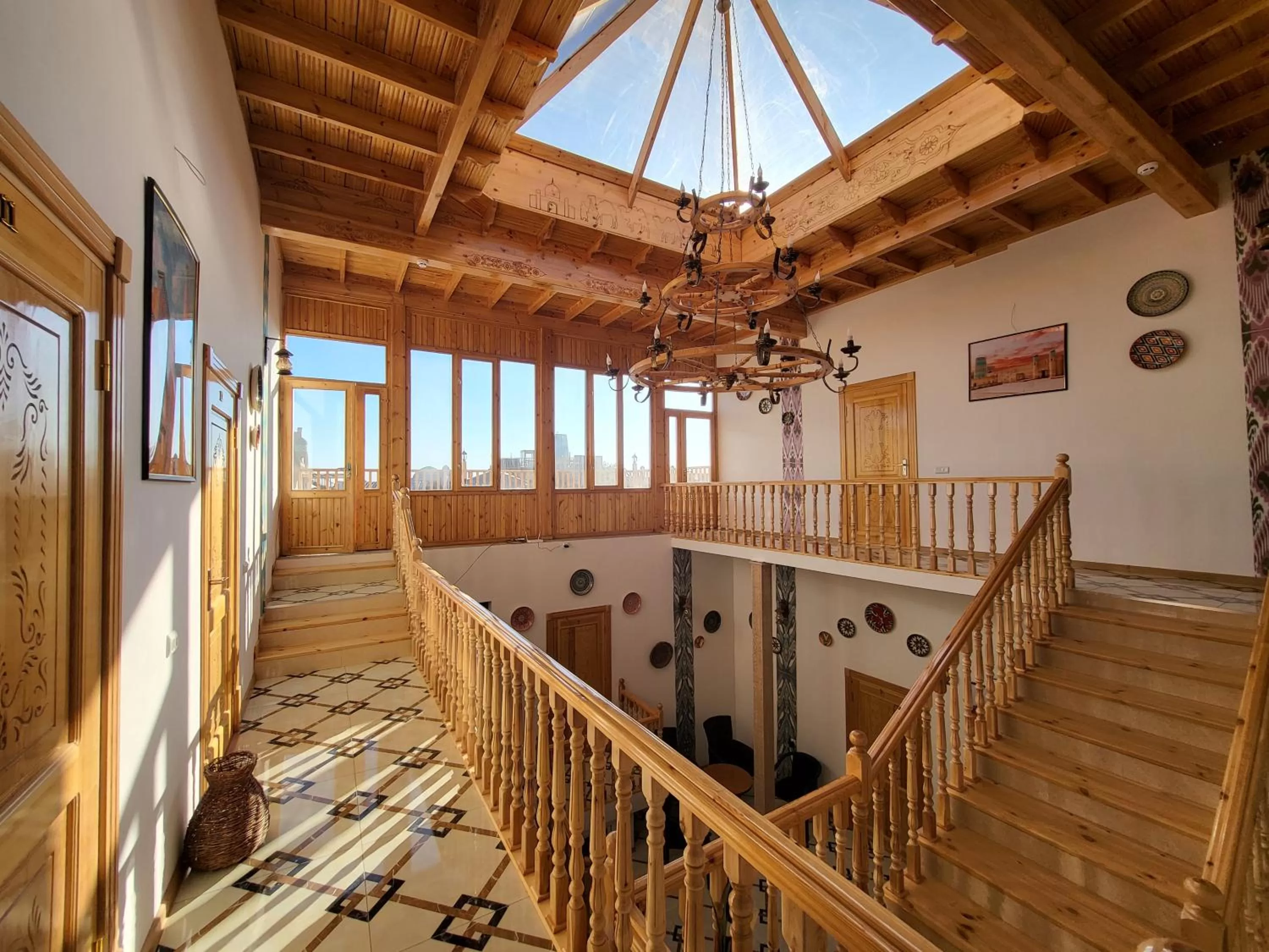 Communal lounge/ TV room, Balcony/Terrace in Ulli Oy Hotel & Terasse