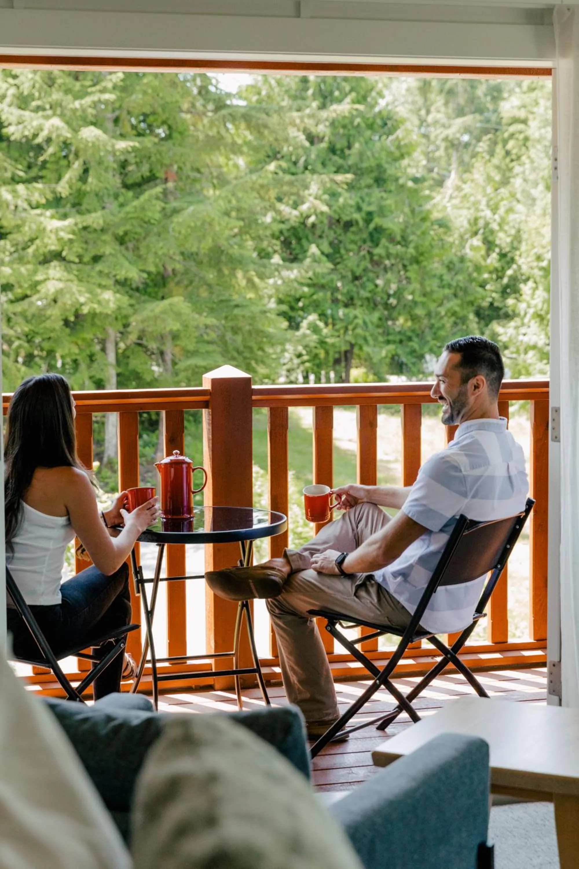 Balcony/Terrace in Pluvio restaurant and rooms