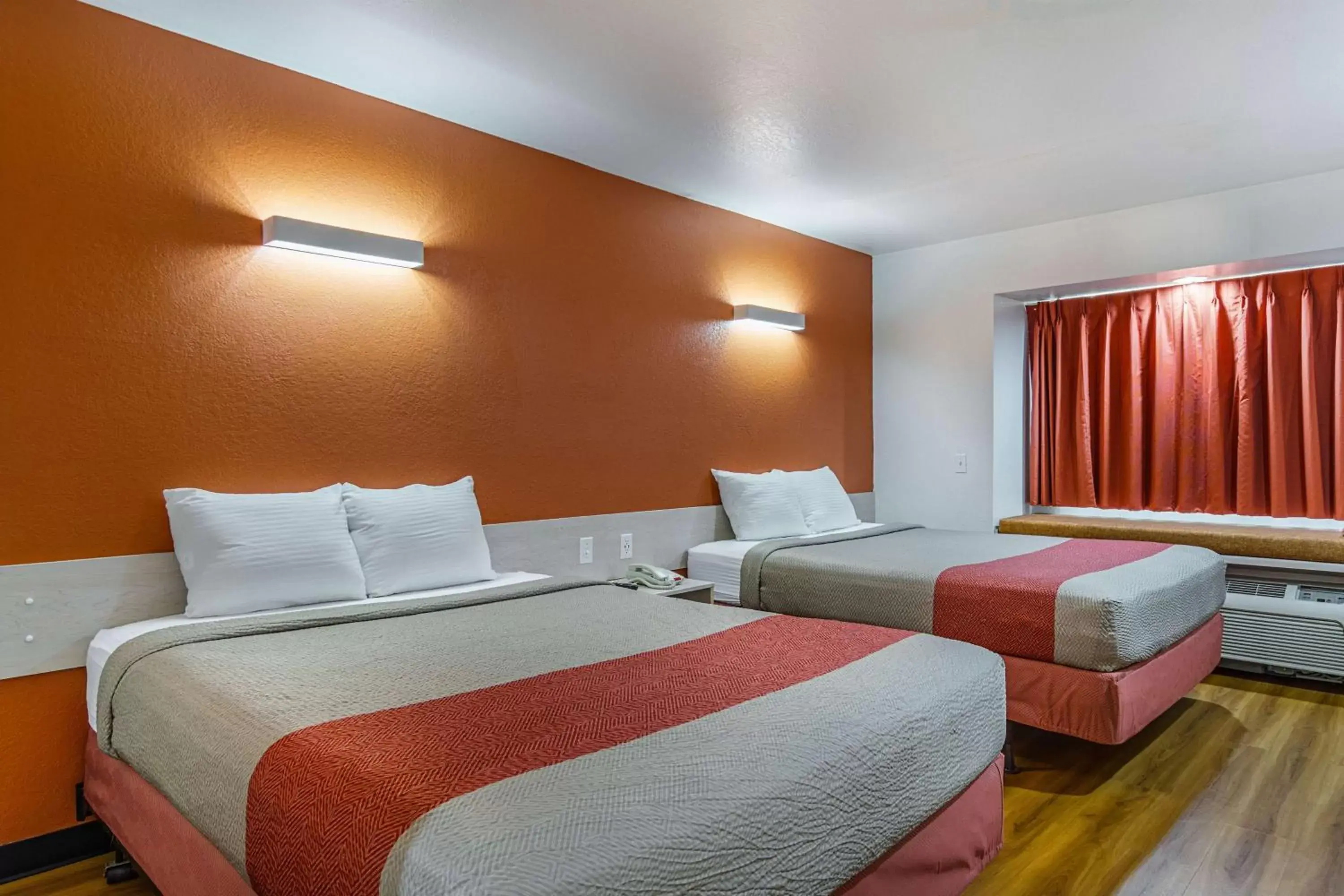 Queen Room with Two Queen Beds - Disability Access - Roll In Shower in Motel 6-Mcalester, OK Queen Room with Two Queen Beds - Disability Access - Roll In Shower in Motel 6-Mcalester, OK