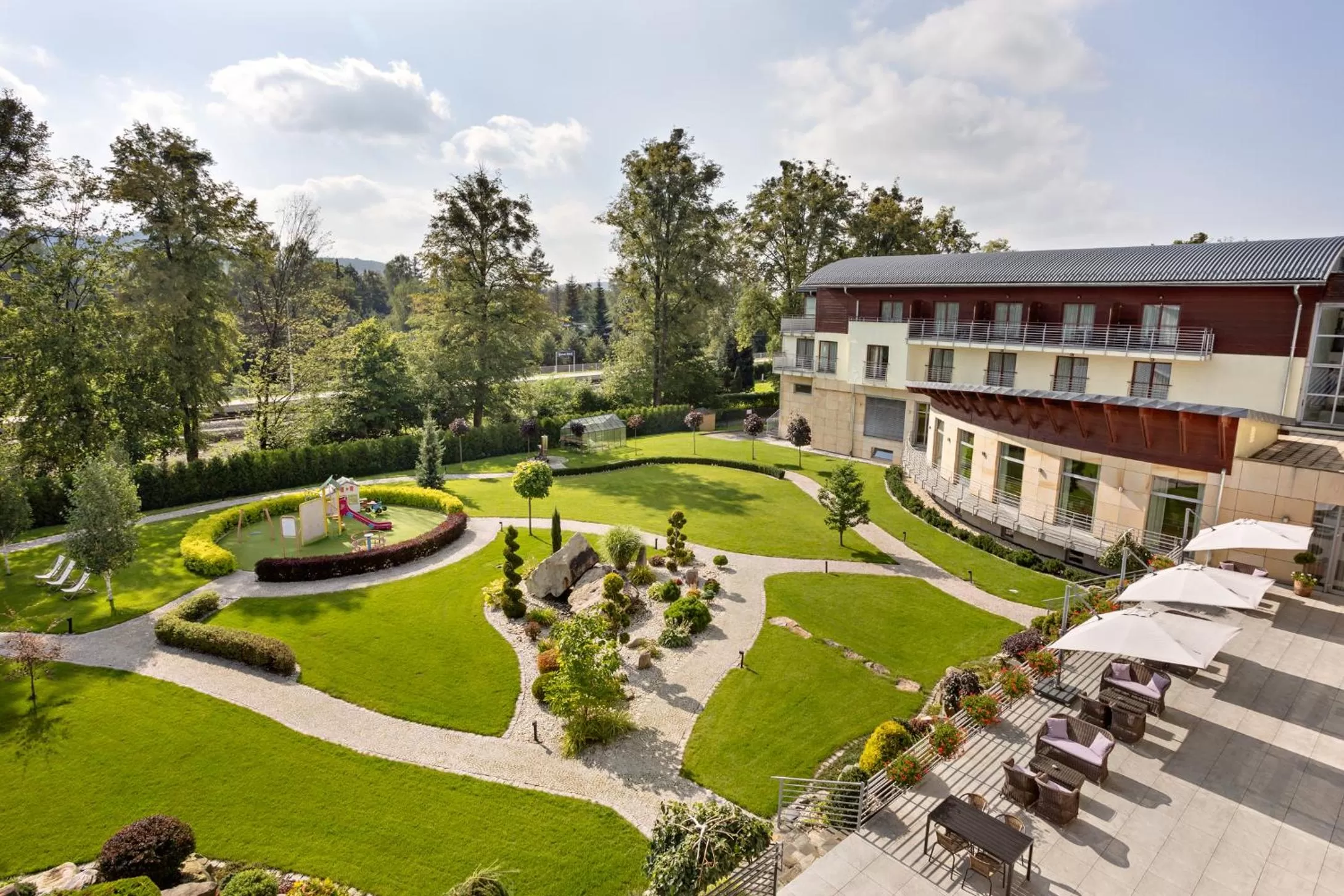 Garden in Hotel Olympic Spa & Wellness