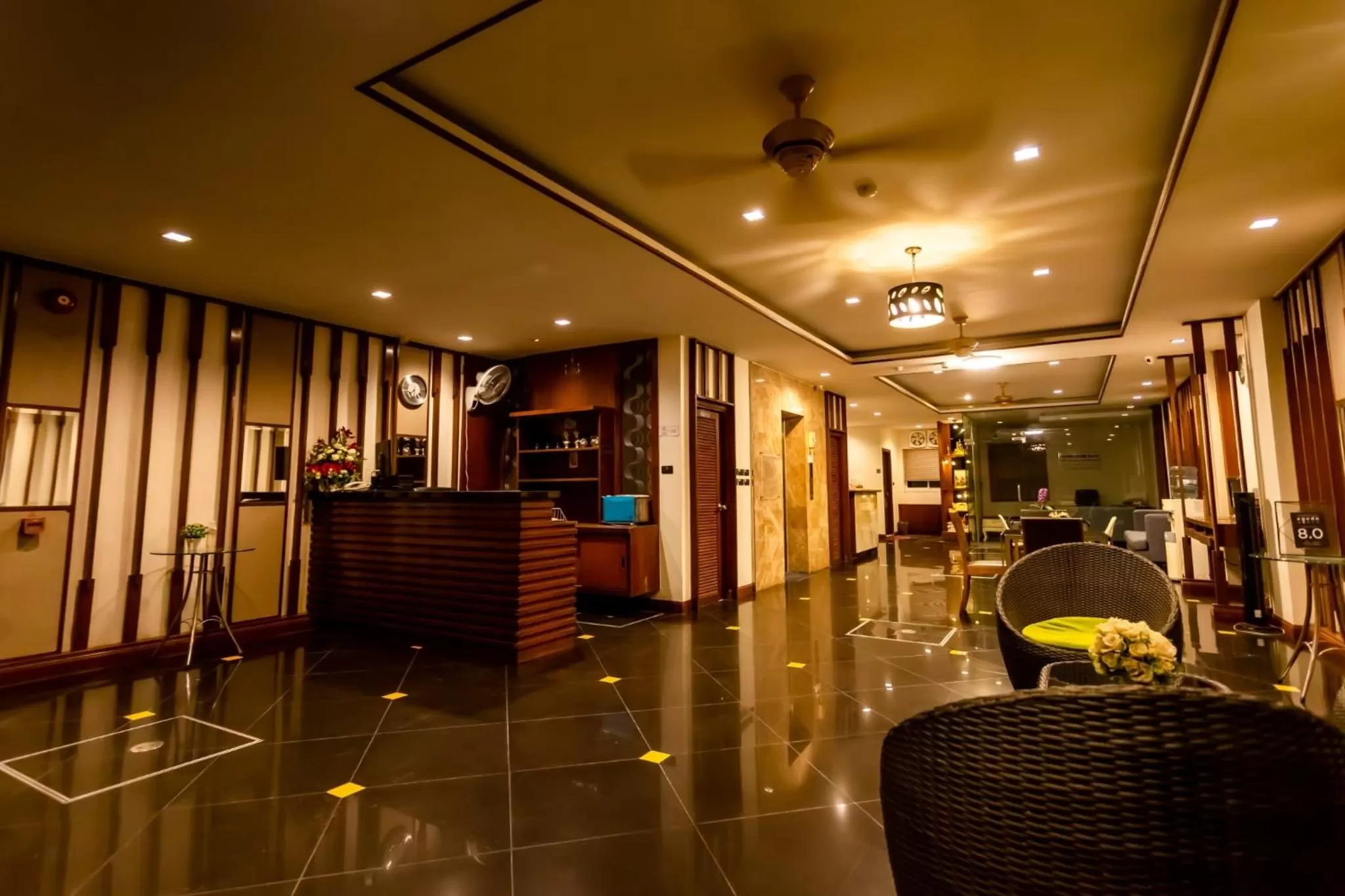 Lobby or reception in Honey Boutique Hotel