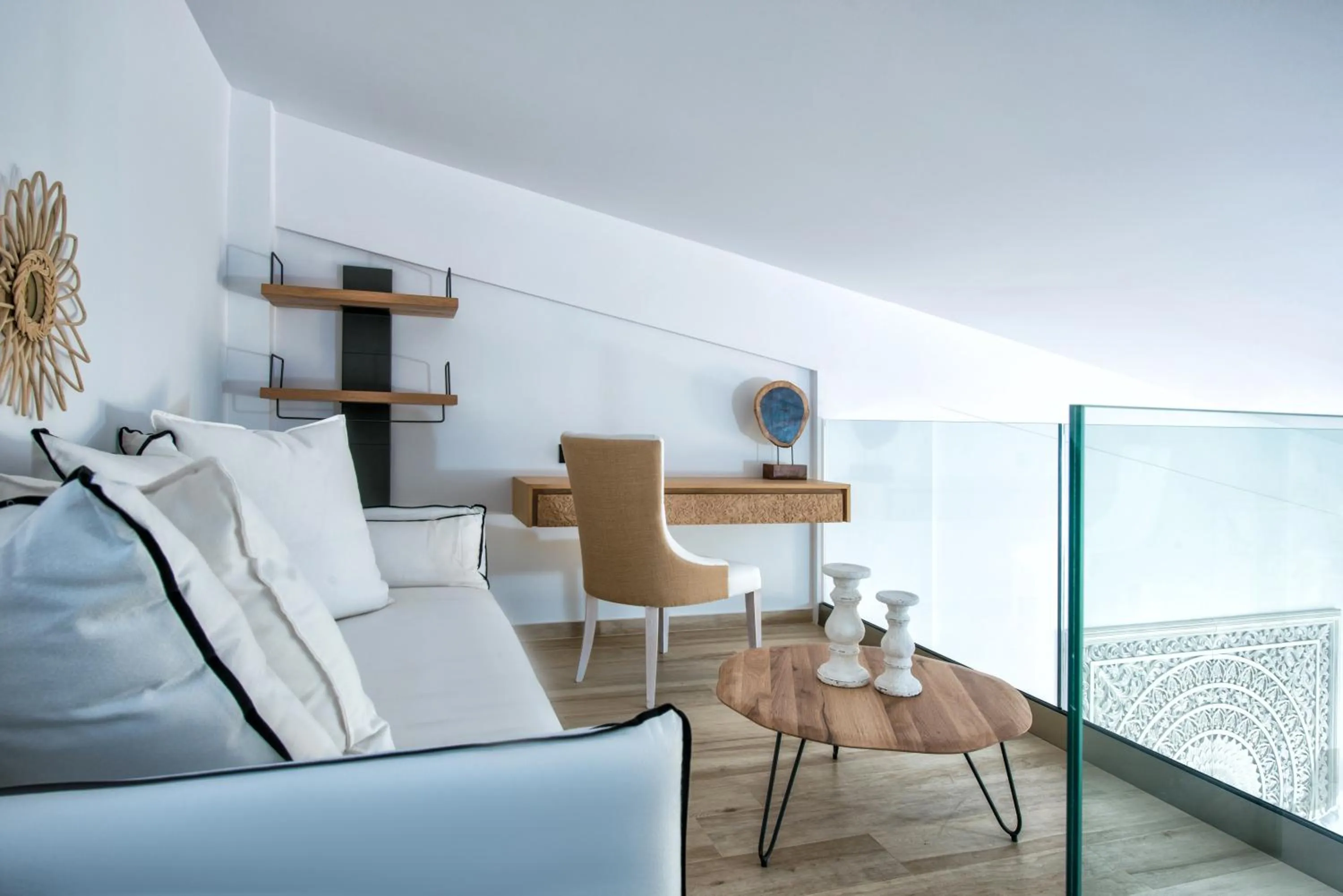 Living room in Abaton Island Resort & Spa