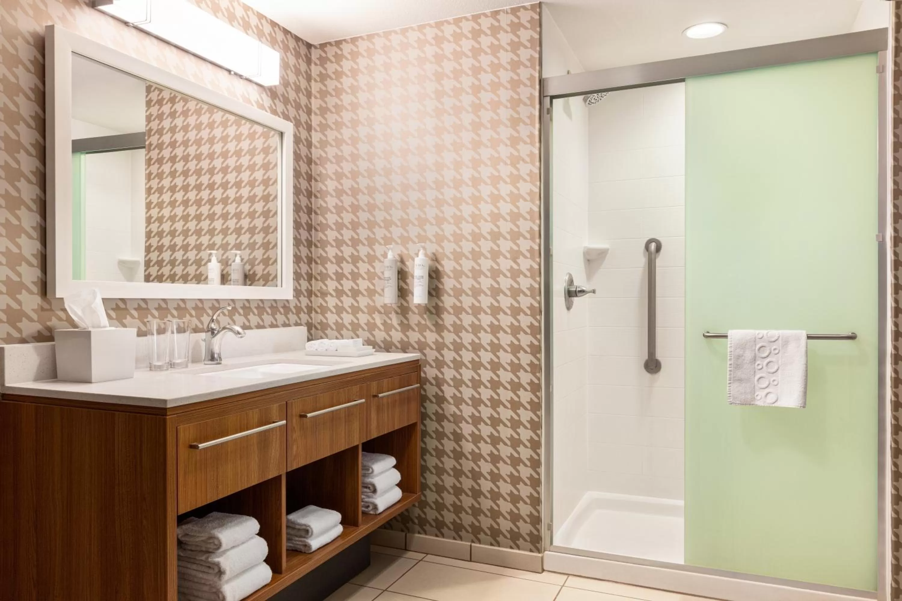 Bathroom in Home2 Suites by Hilton Lubbock