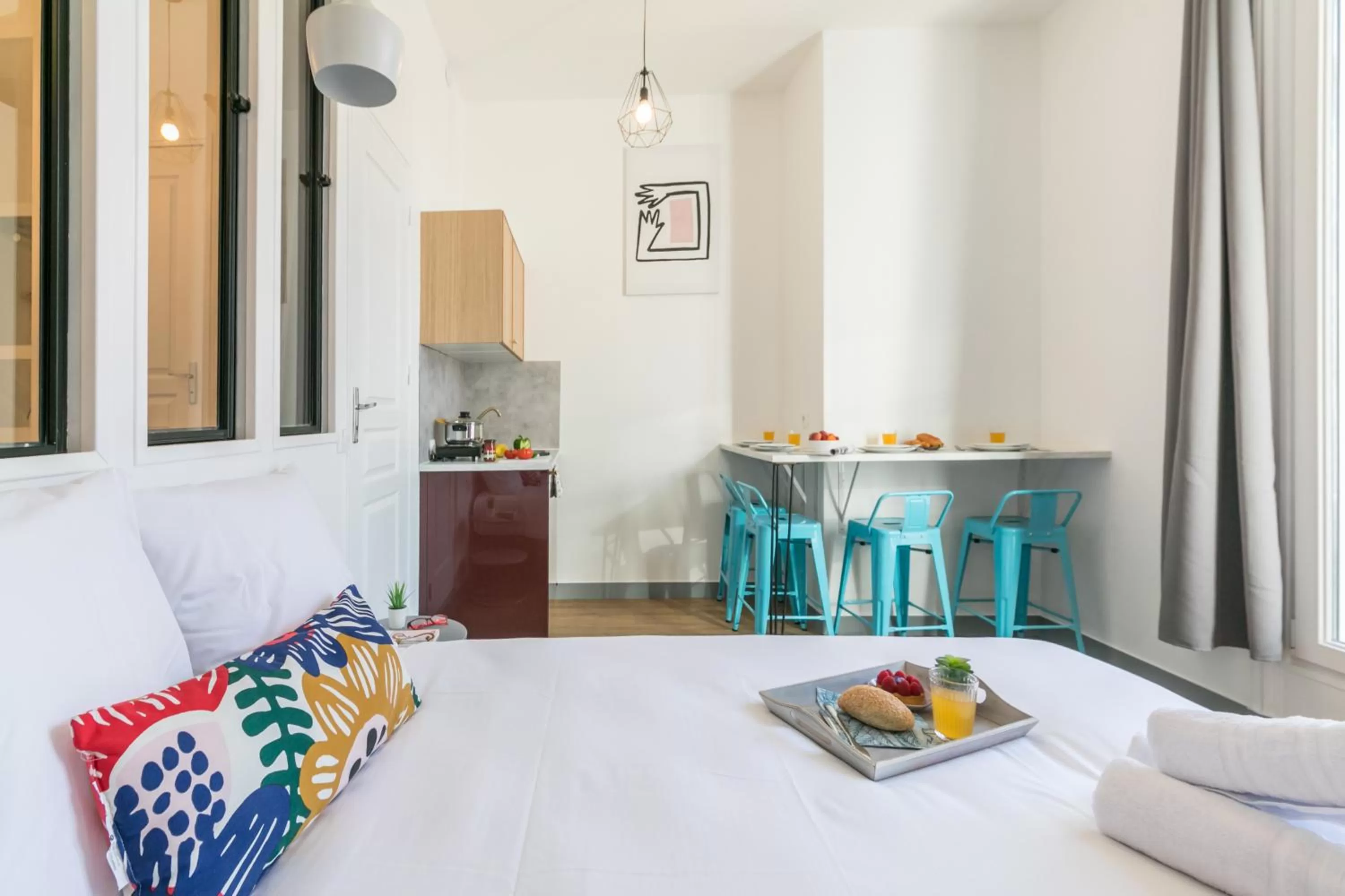 Bed in WS Haussmann - La Fayette