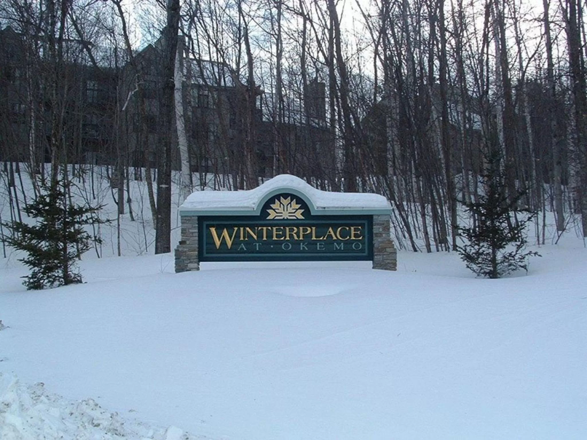 Winter in Winterplace at Okemo, A Vail Resorts Property