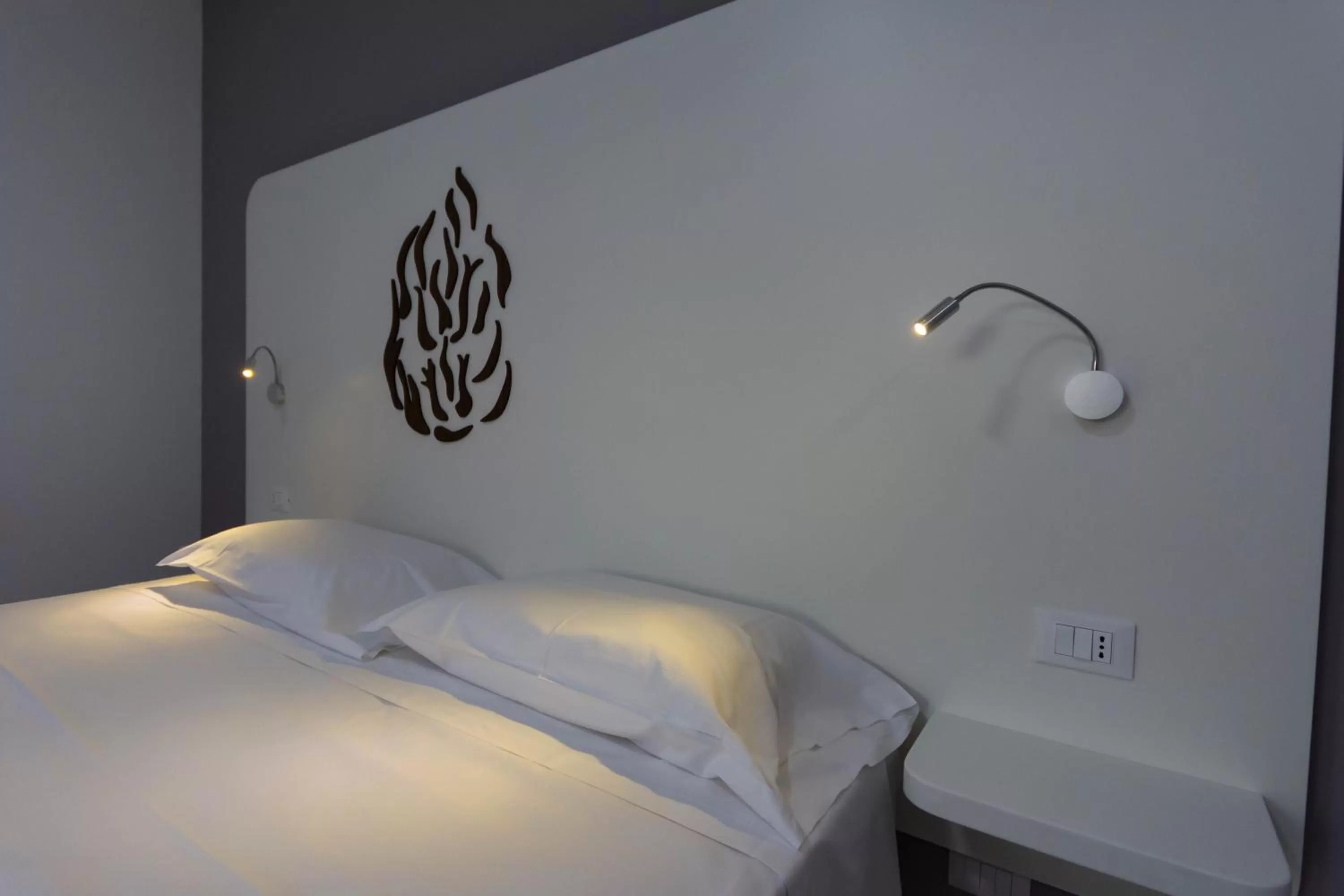 Bedroom, Bed in Aether Suites Tropea - Free Private Parking