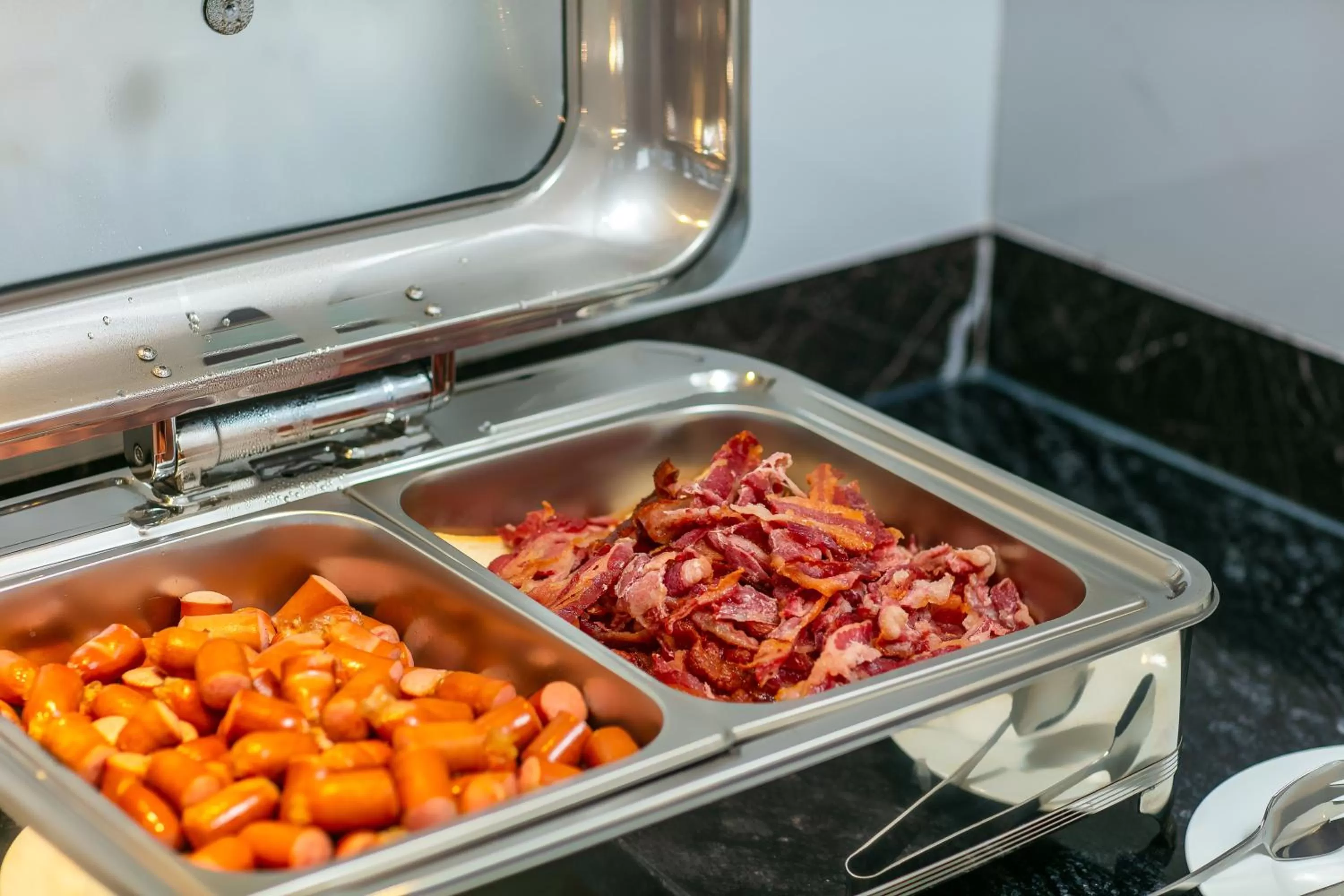 Buffet breakfast in MAY DE VILLE Lakeside Hotel