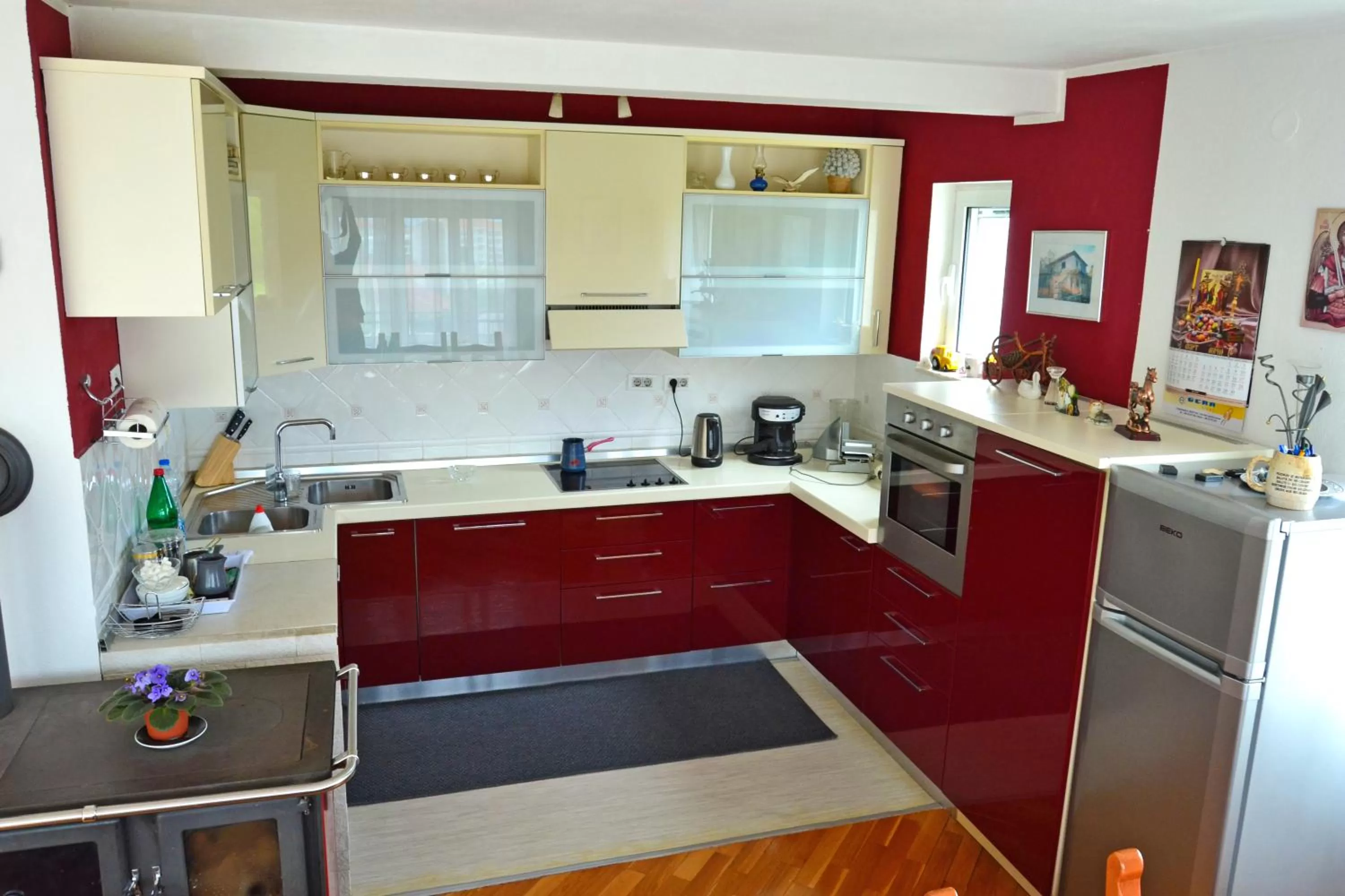 Kitchen or kitchenette in Tivat Apartments