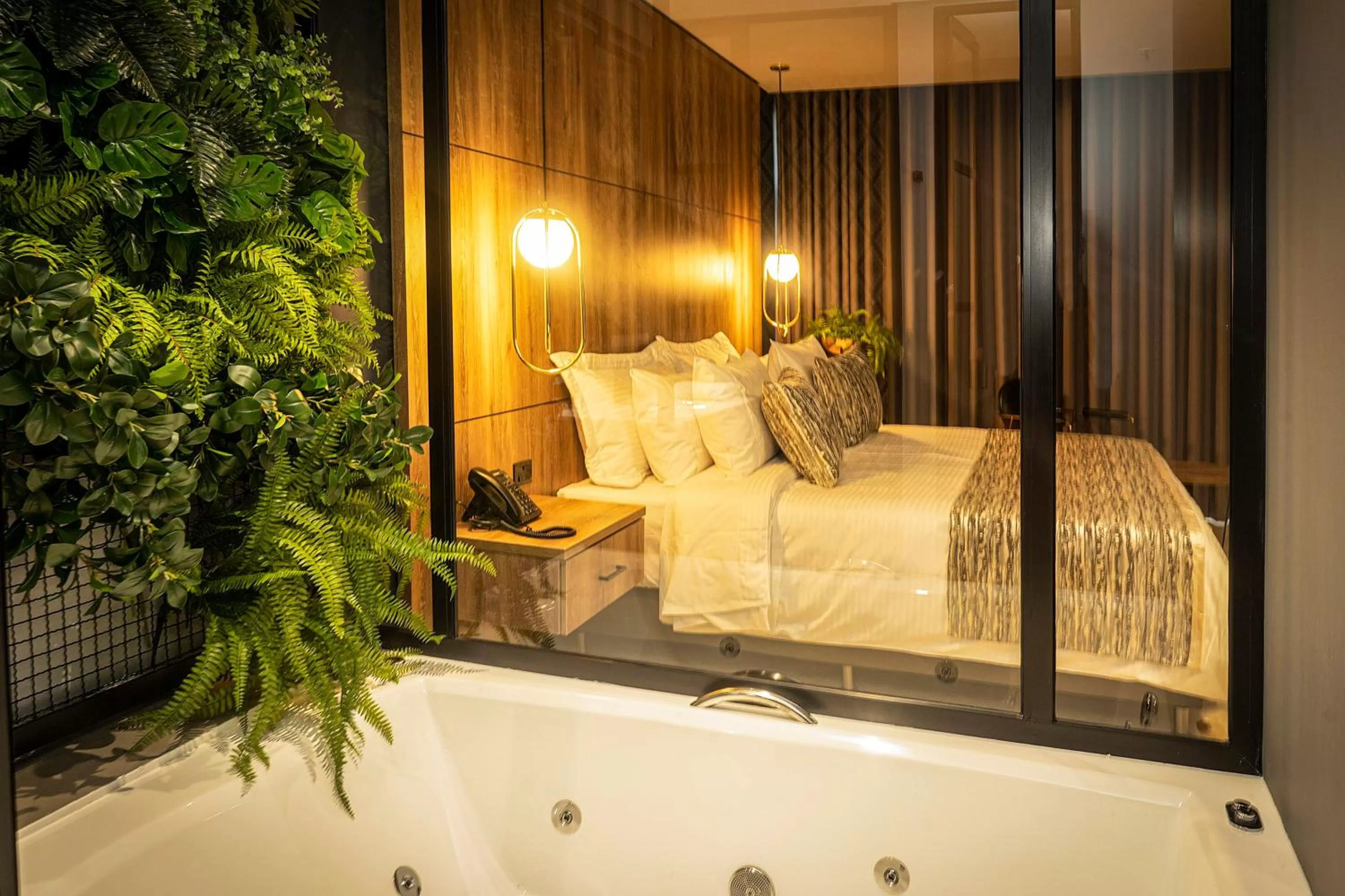 Bathroom, Bed in Cavalta by Bernalo Hotels