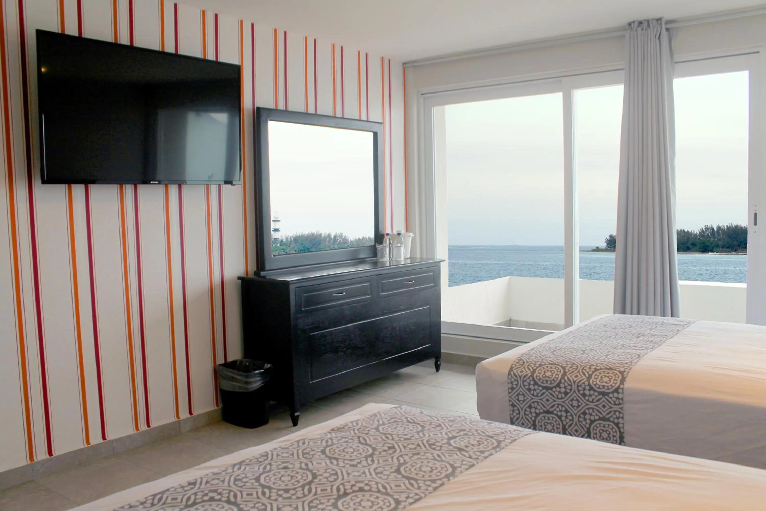 Bed in Hotel Costa Verde