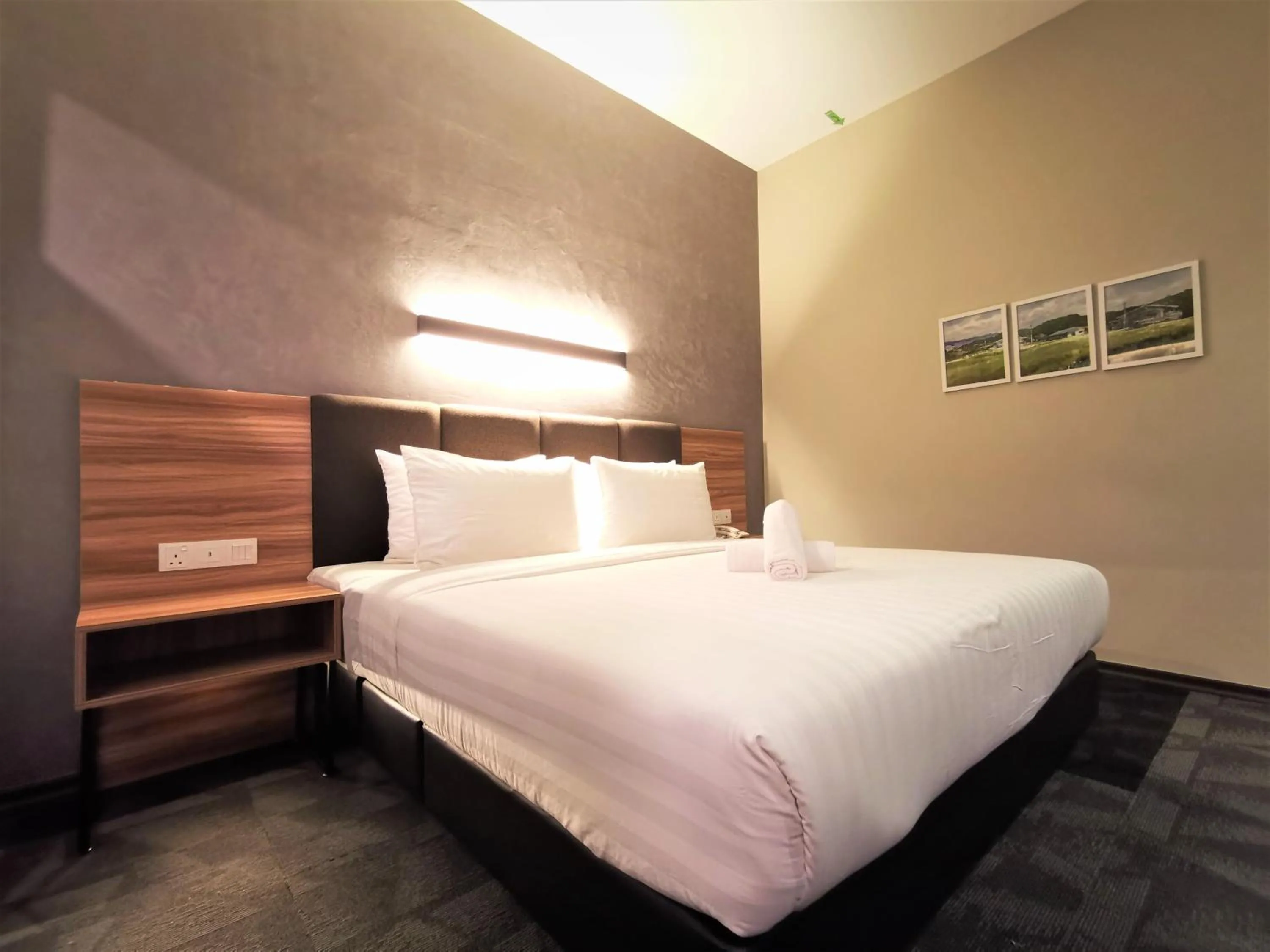 Bed in Prestigo Hotel - Johor Bharu