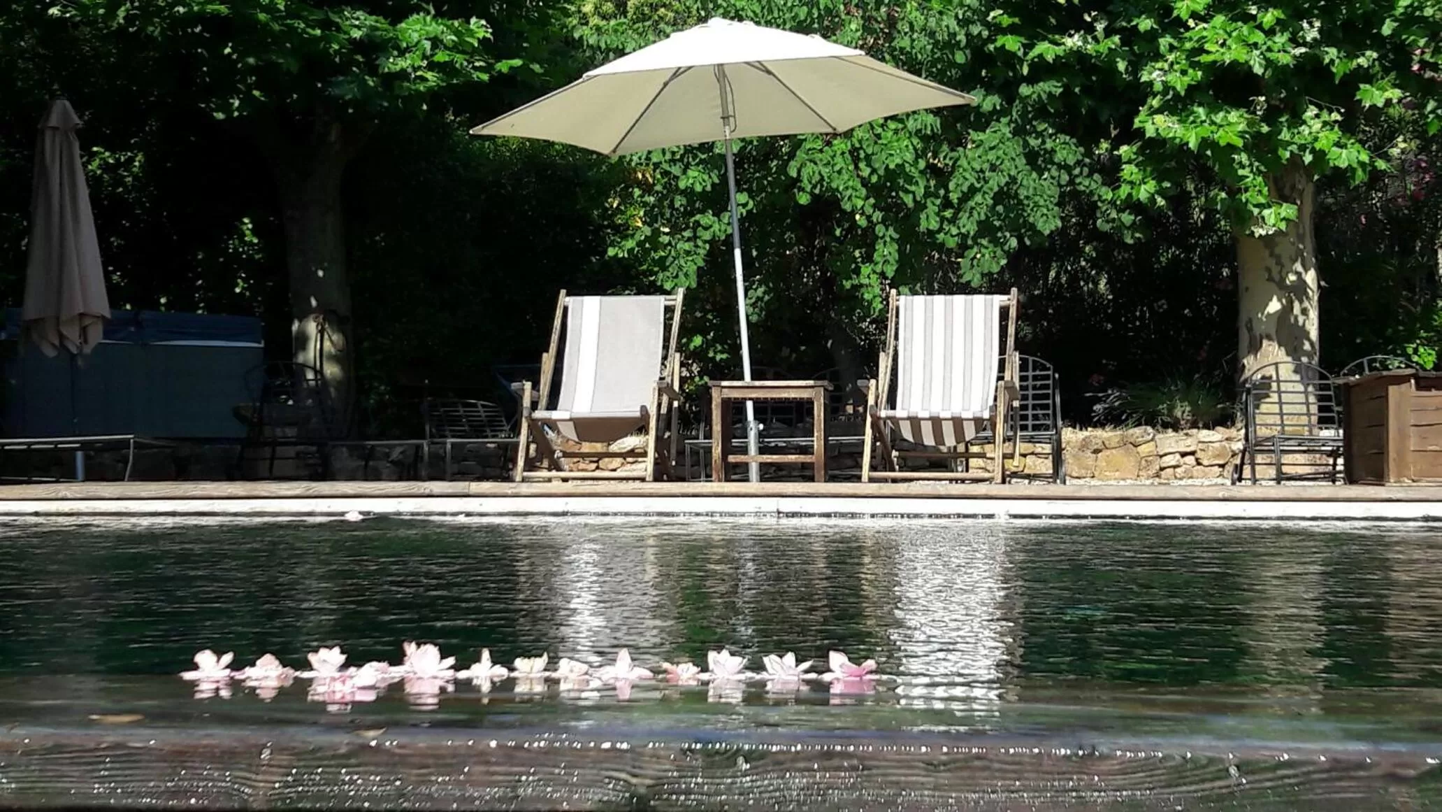 Garden in Bed and Breakfast La Grande Lauzade