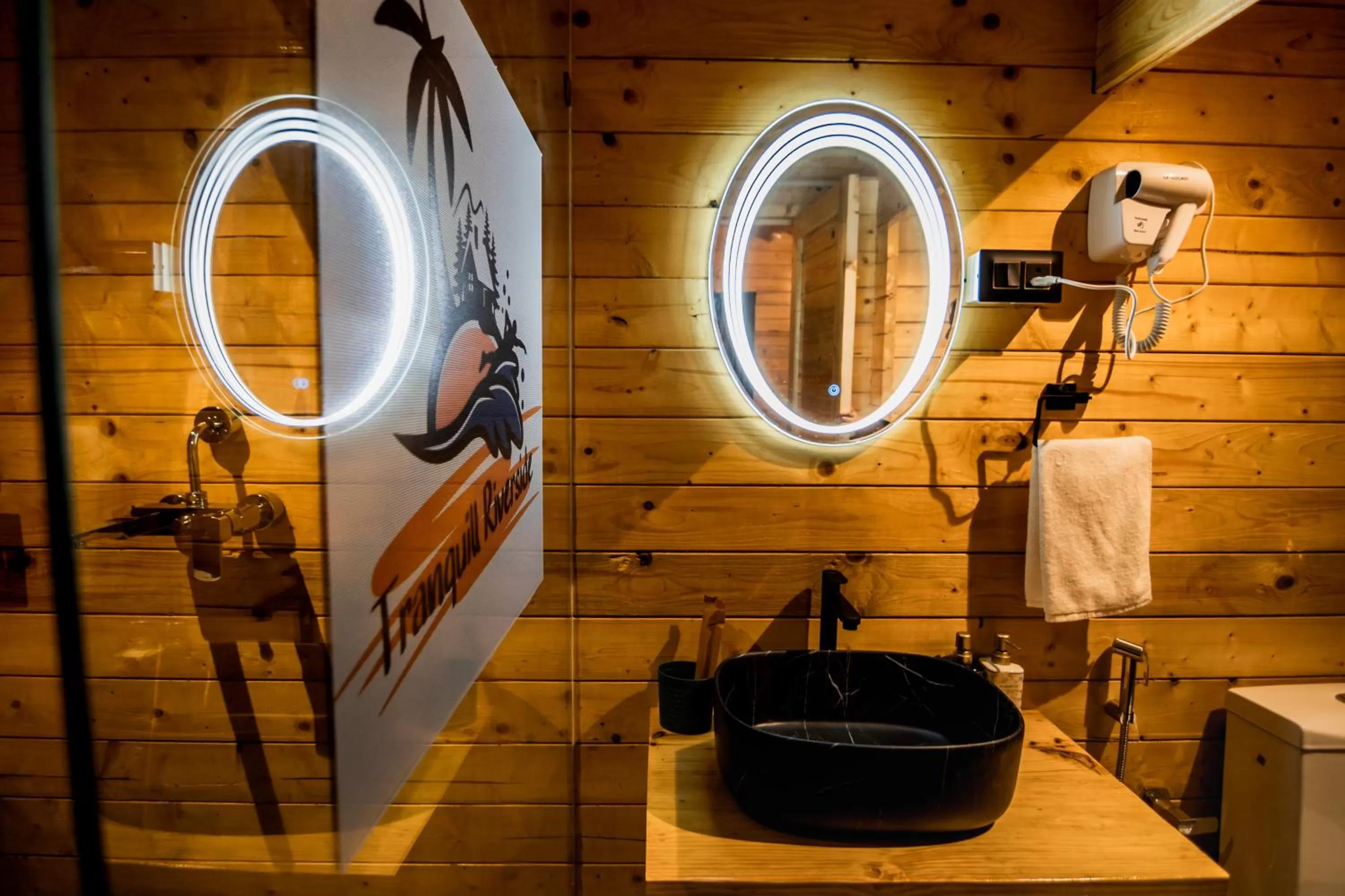 Bathroom in Tranquill Riverside Luxury Cottages With Bathtub, Candolim