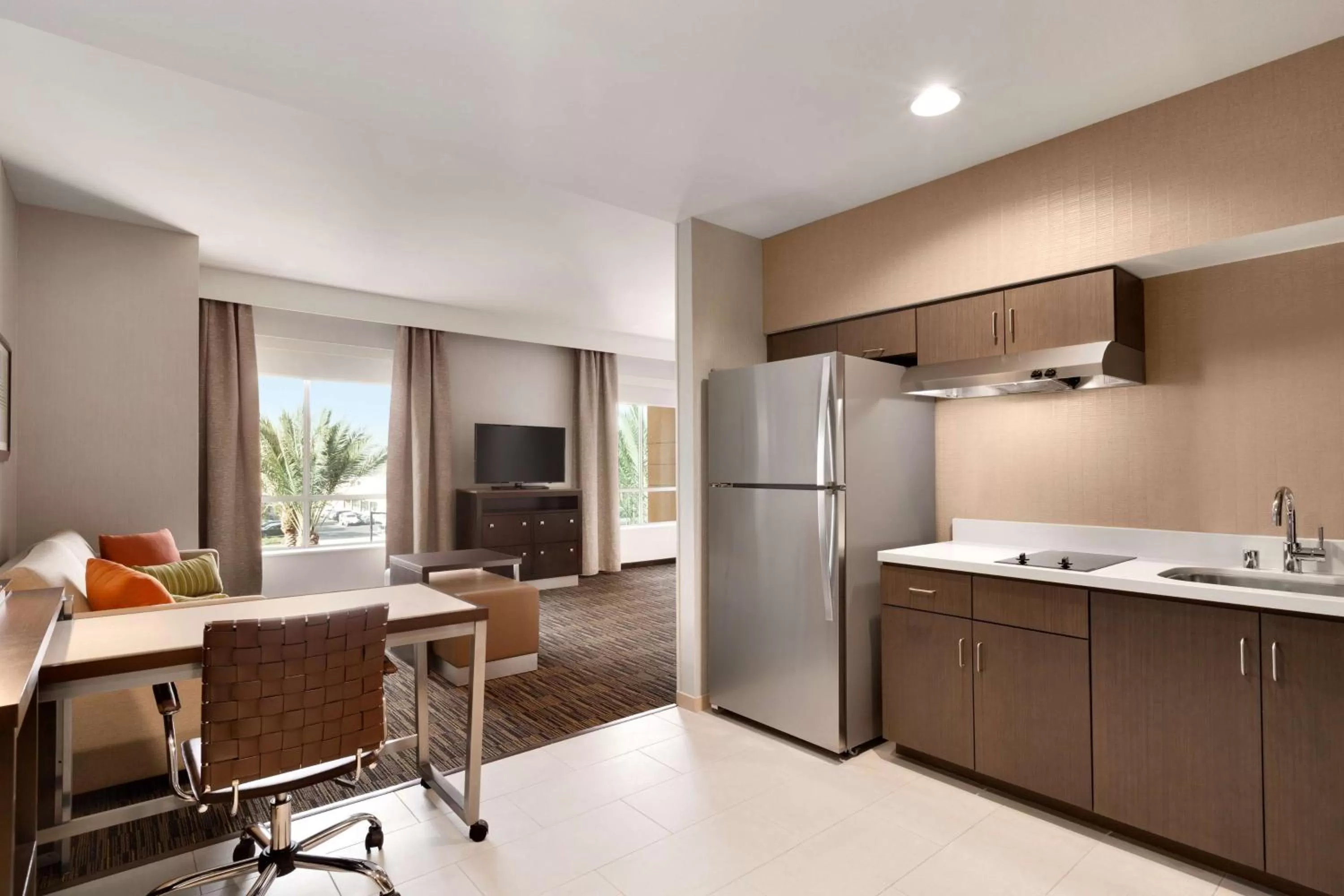 Kitchen or kitchenette in Homewood Suites By Hilton Irvine John Wayne Airport