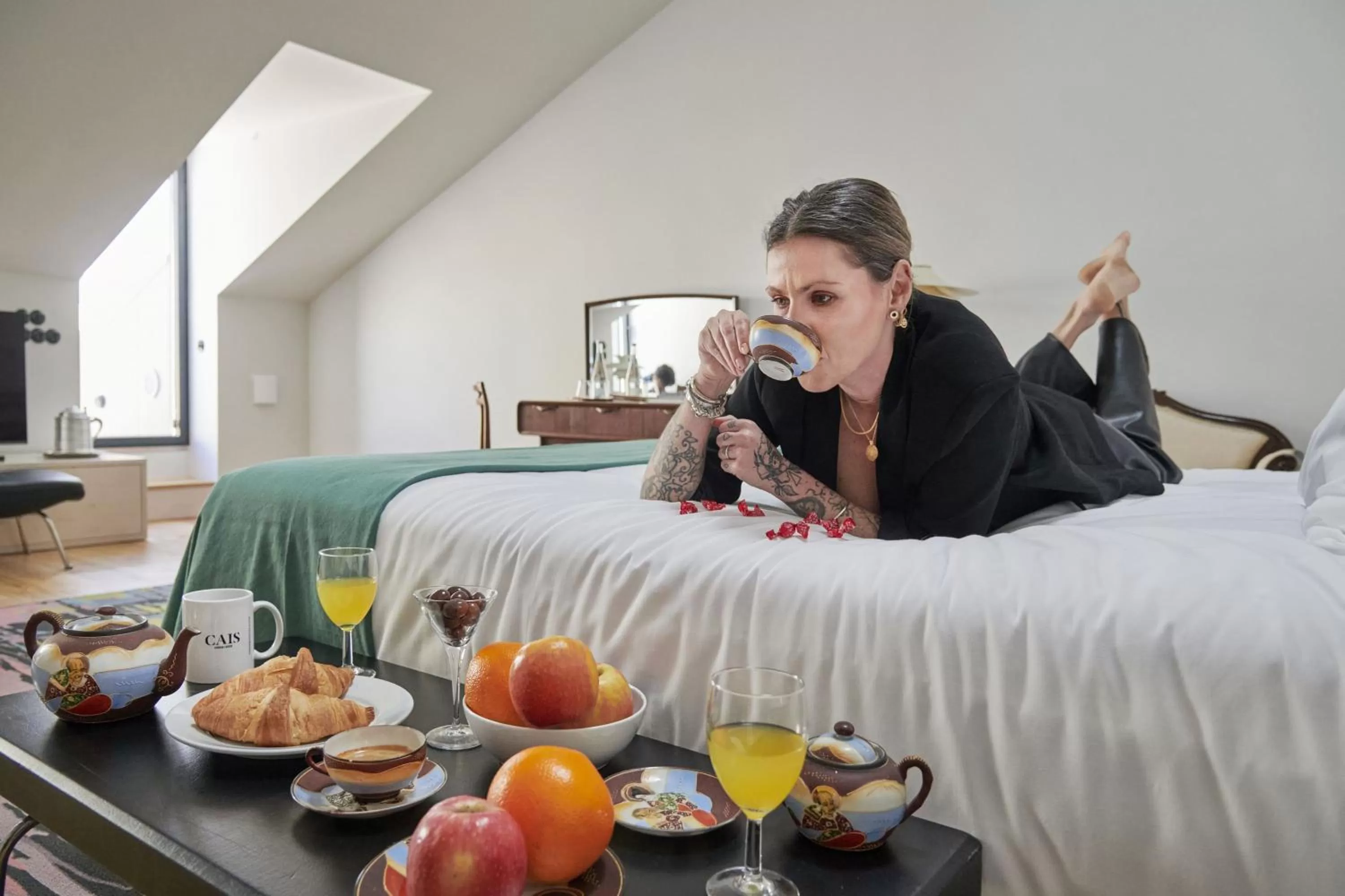 Bed in Cais Urban Lodge