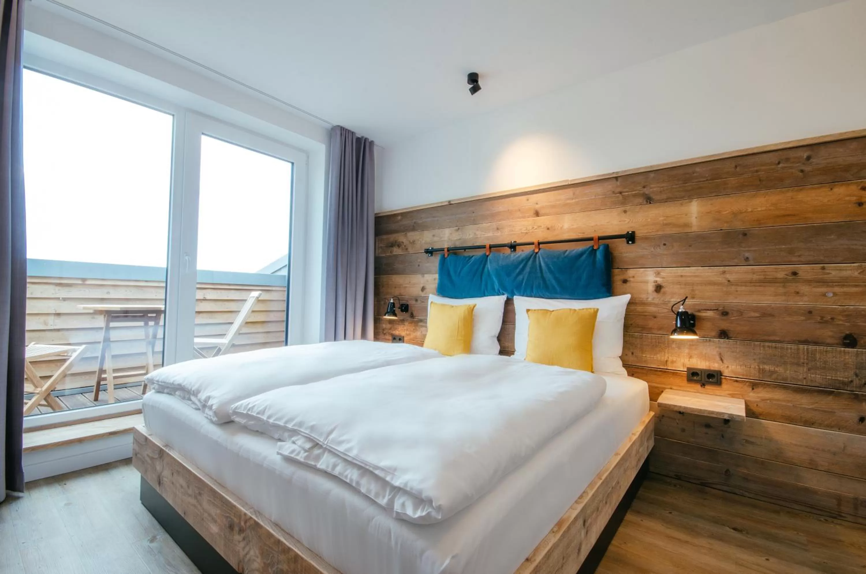 Bed in Hotel Landhafen