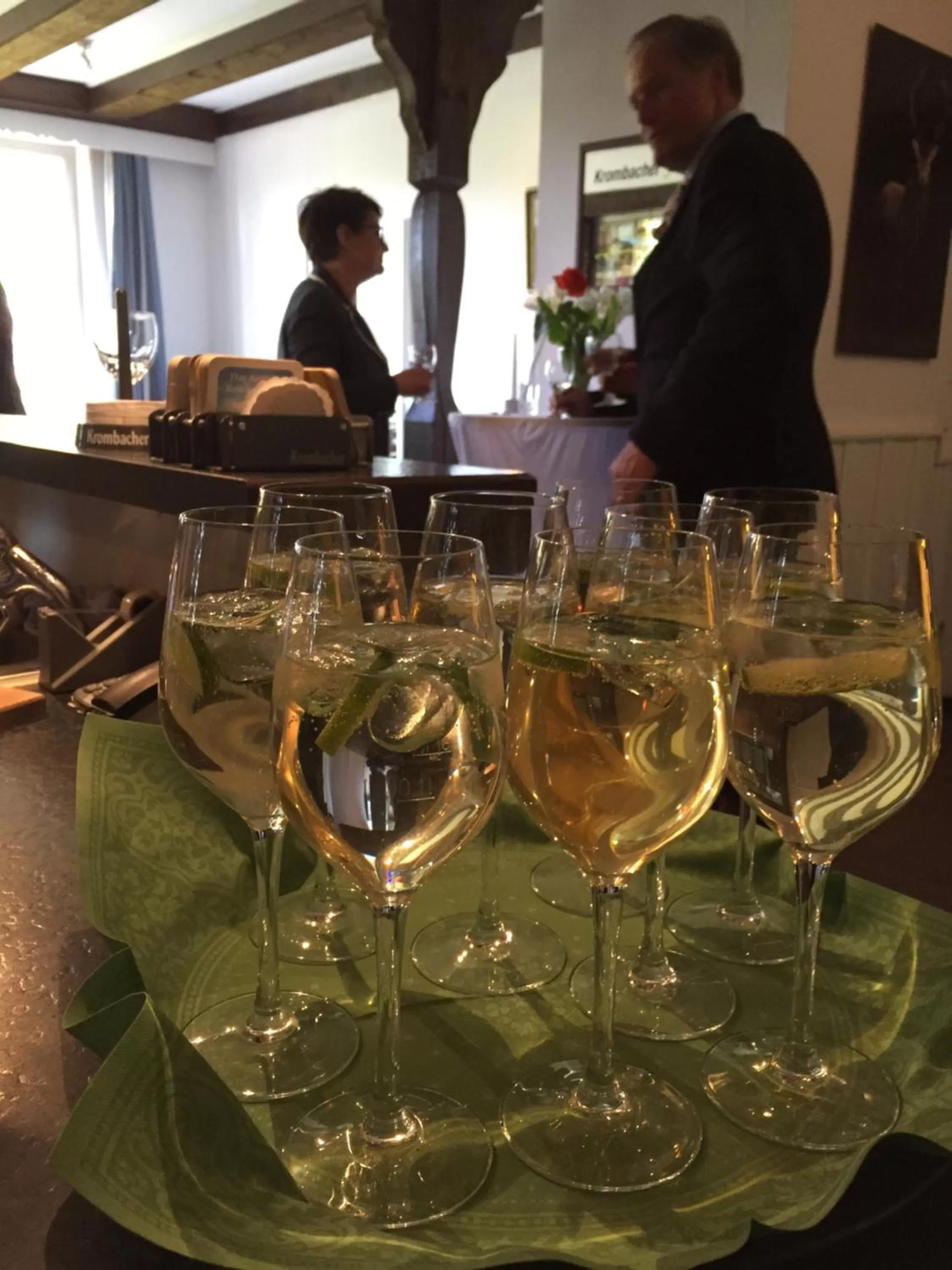 Lounge or bar in Landhotel Gutshof im Oertzetal in Oldendorf, Südheide