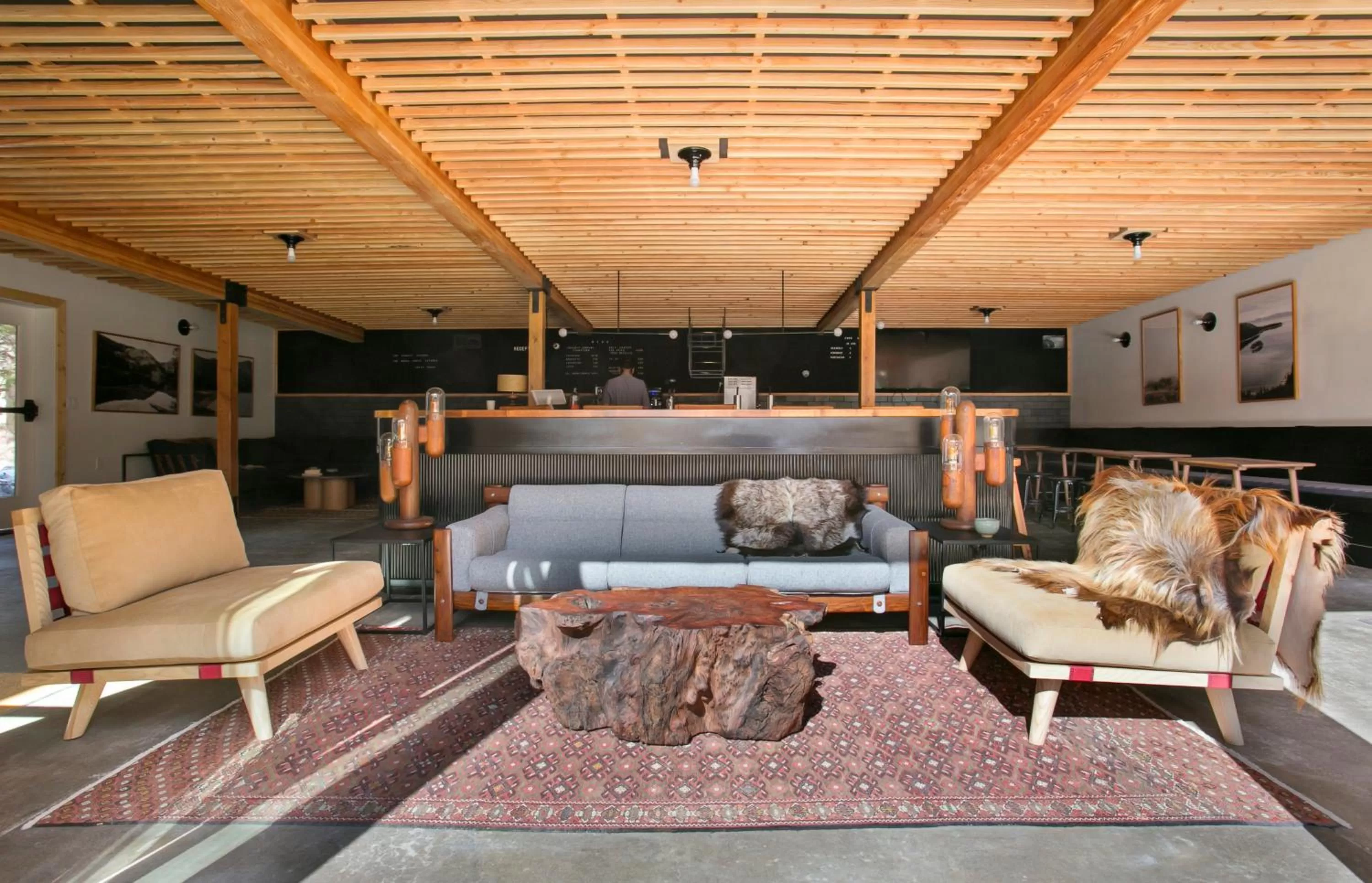 Lobby or reception in The Coachman Hotel