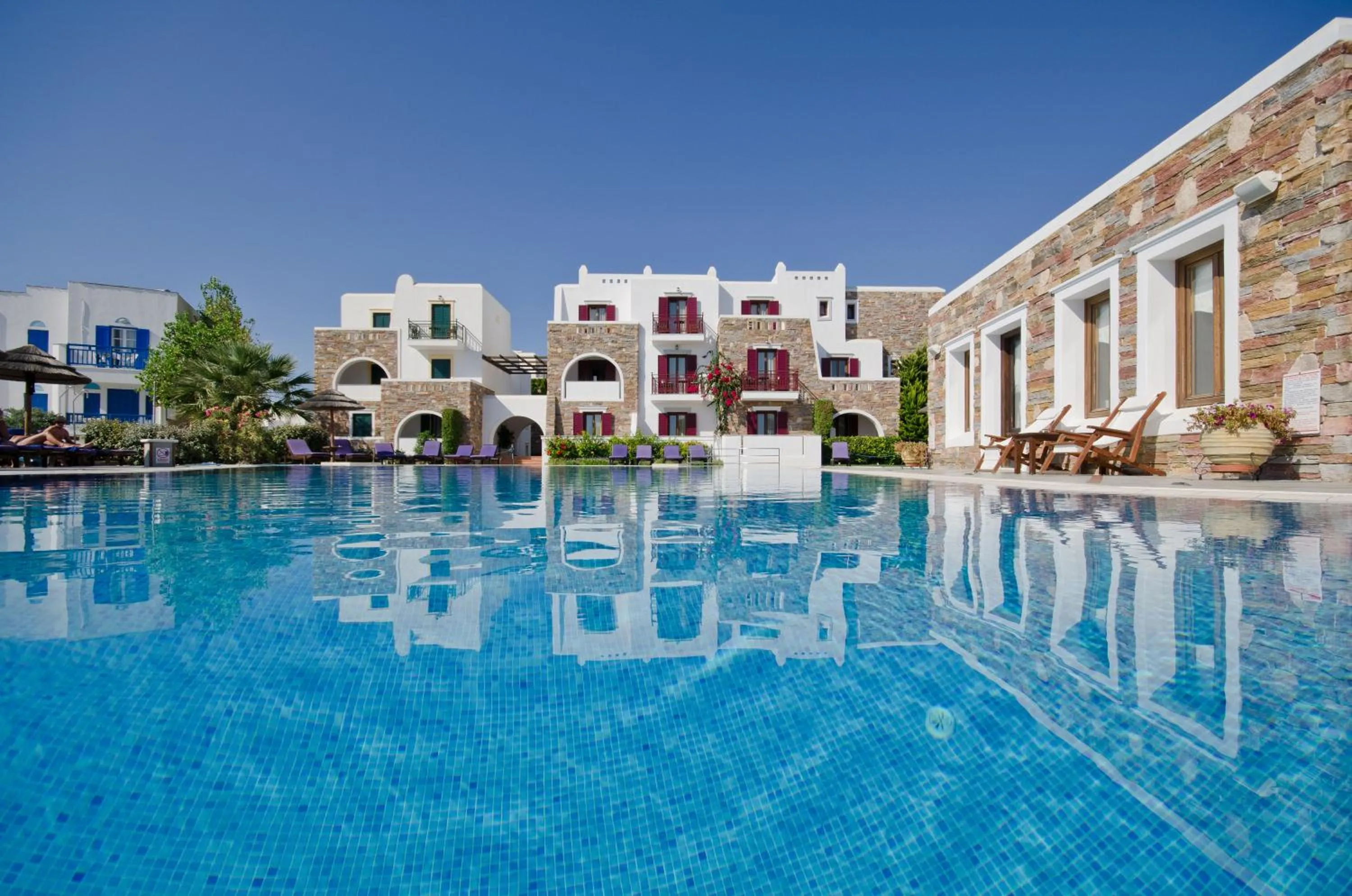 Swimming pool in Naxos Resort Beach Hotel