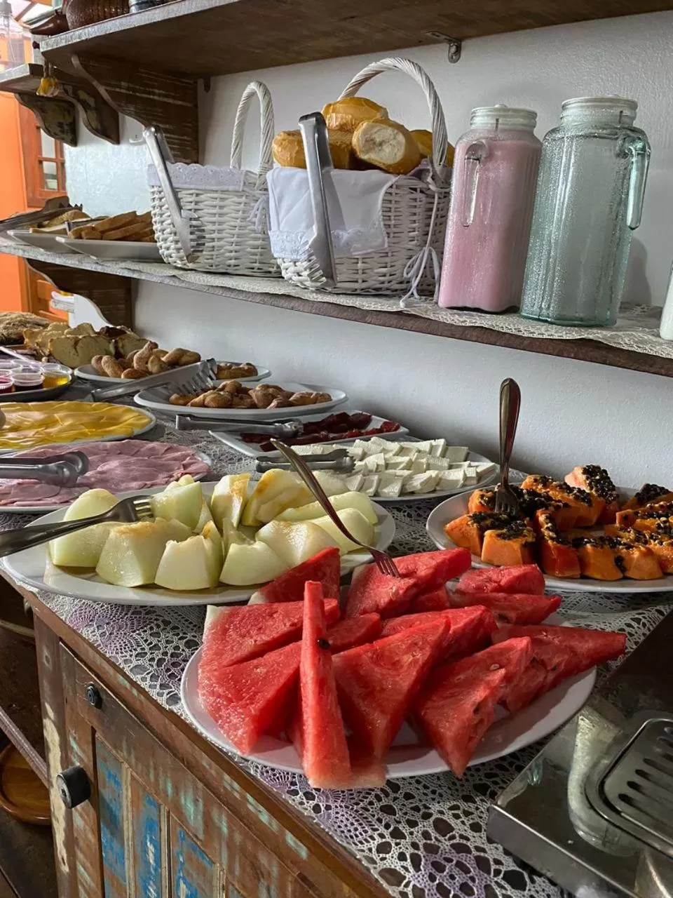 Breakfast in Pousada Casa do Luiggi