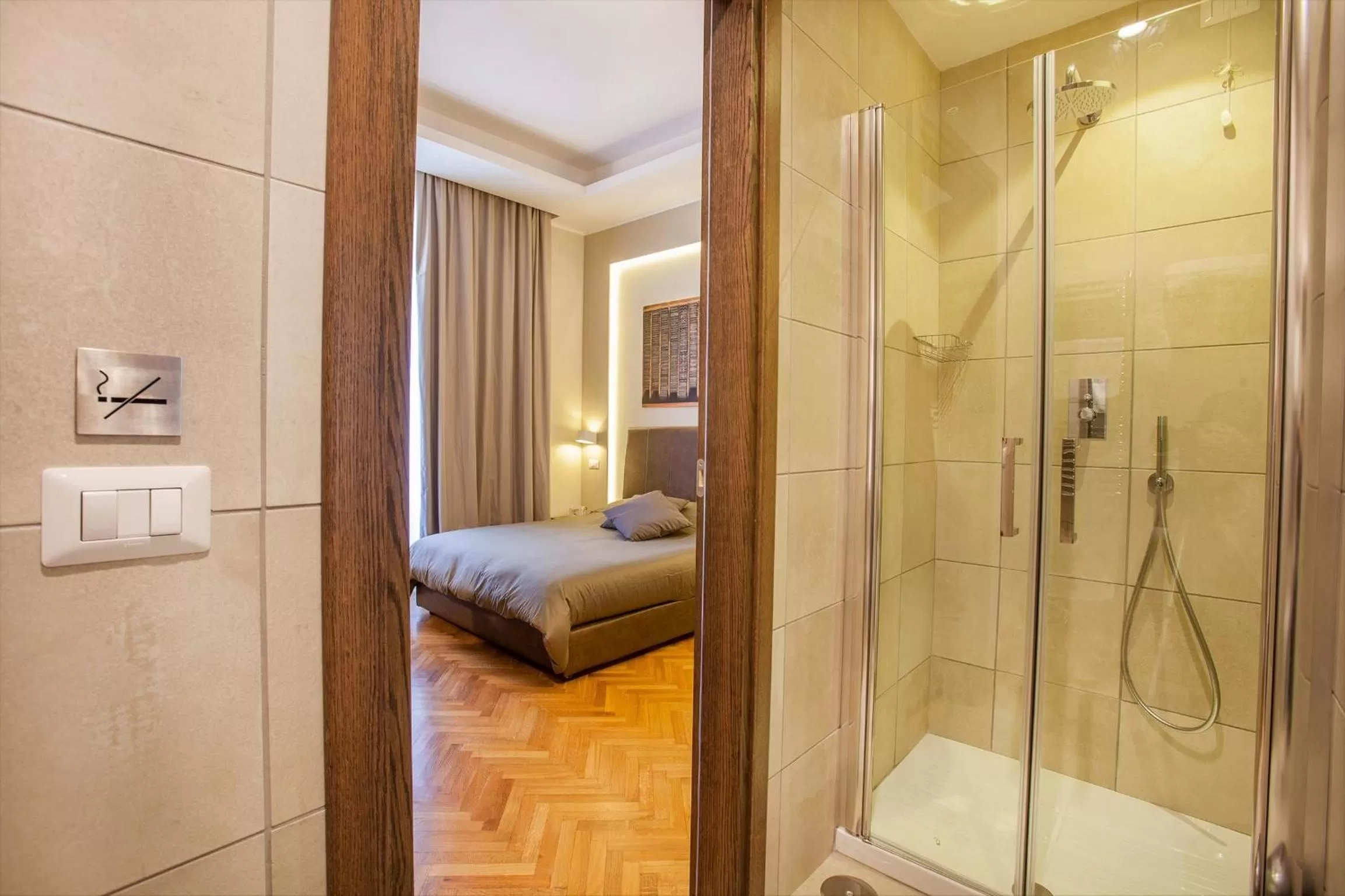 Shower in B&B Palazzo Depretis