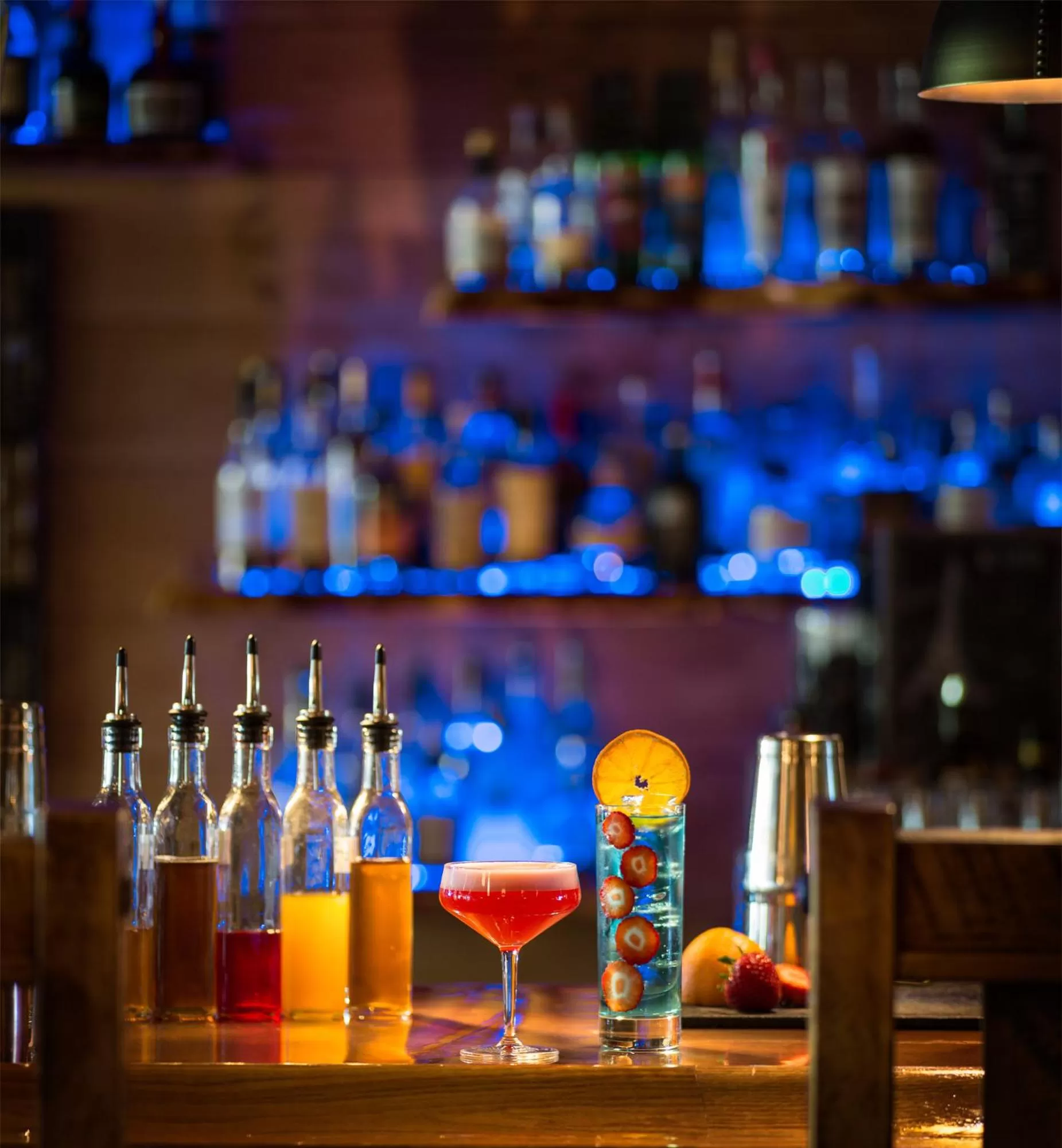 Lounge or bar in The Whiteface Lodge