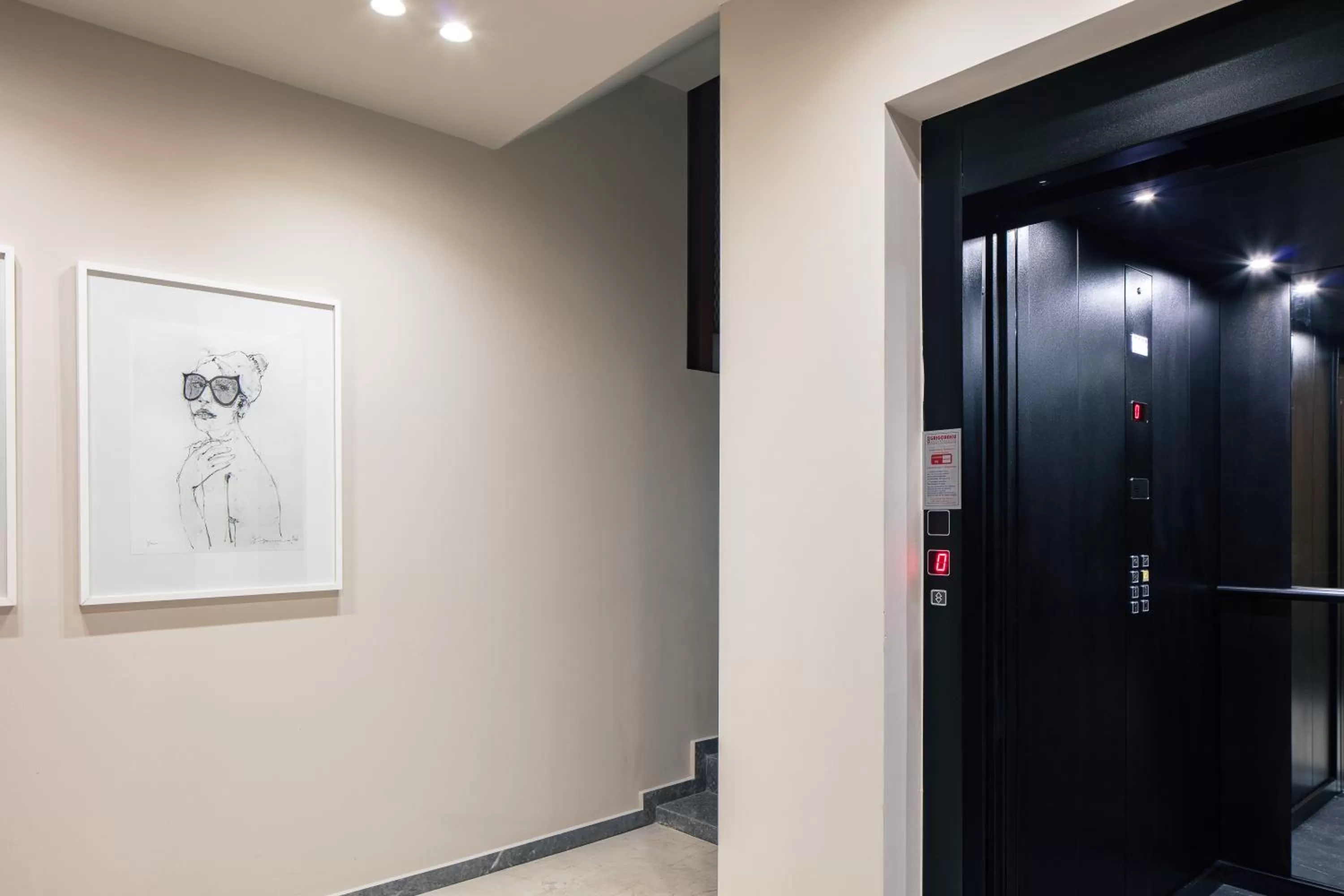 elevator in Chapter 02 Gallery Suites