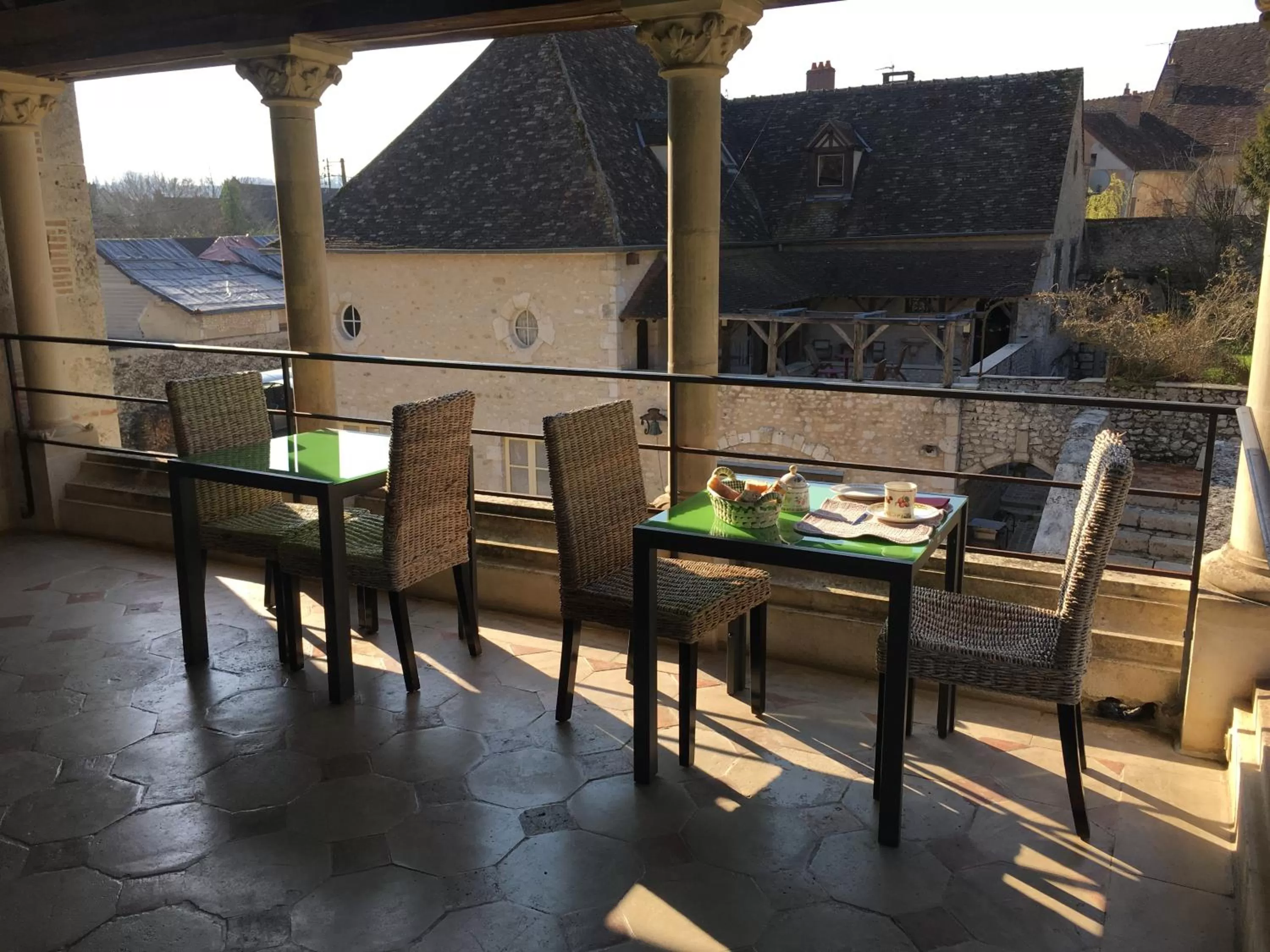 Patio in Demeure des Vieux Bains