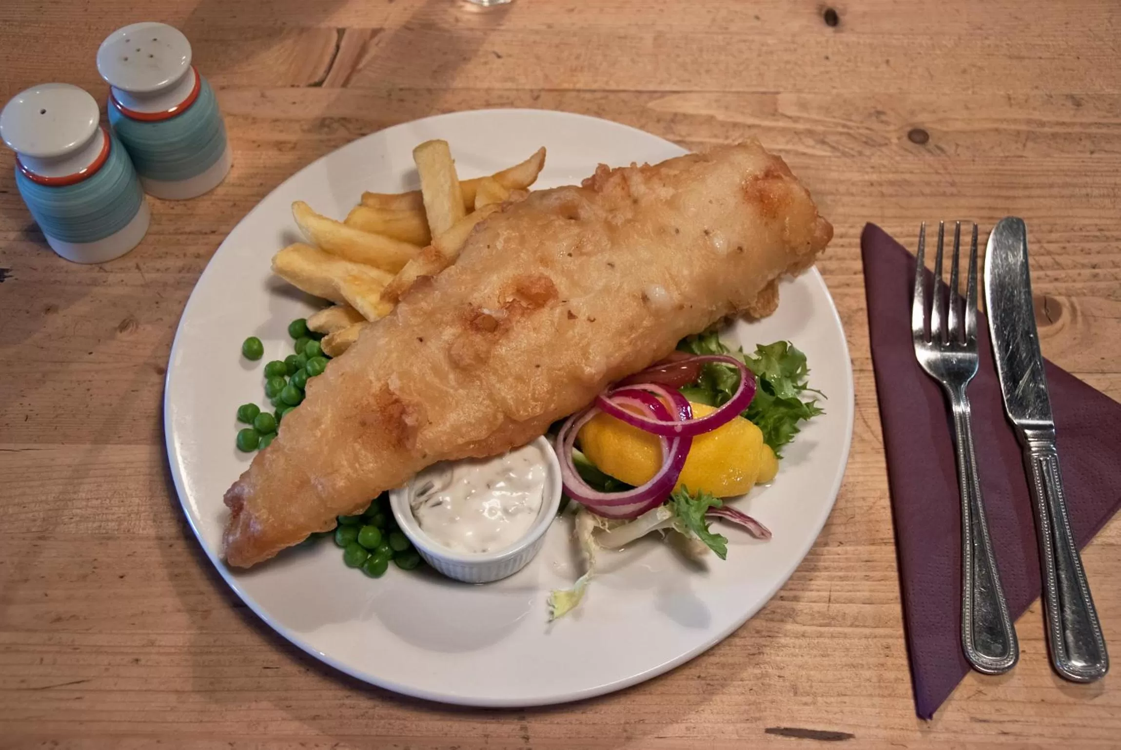 Food close-up in Tricky's Hotel