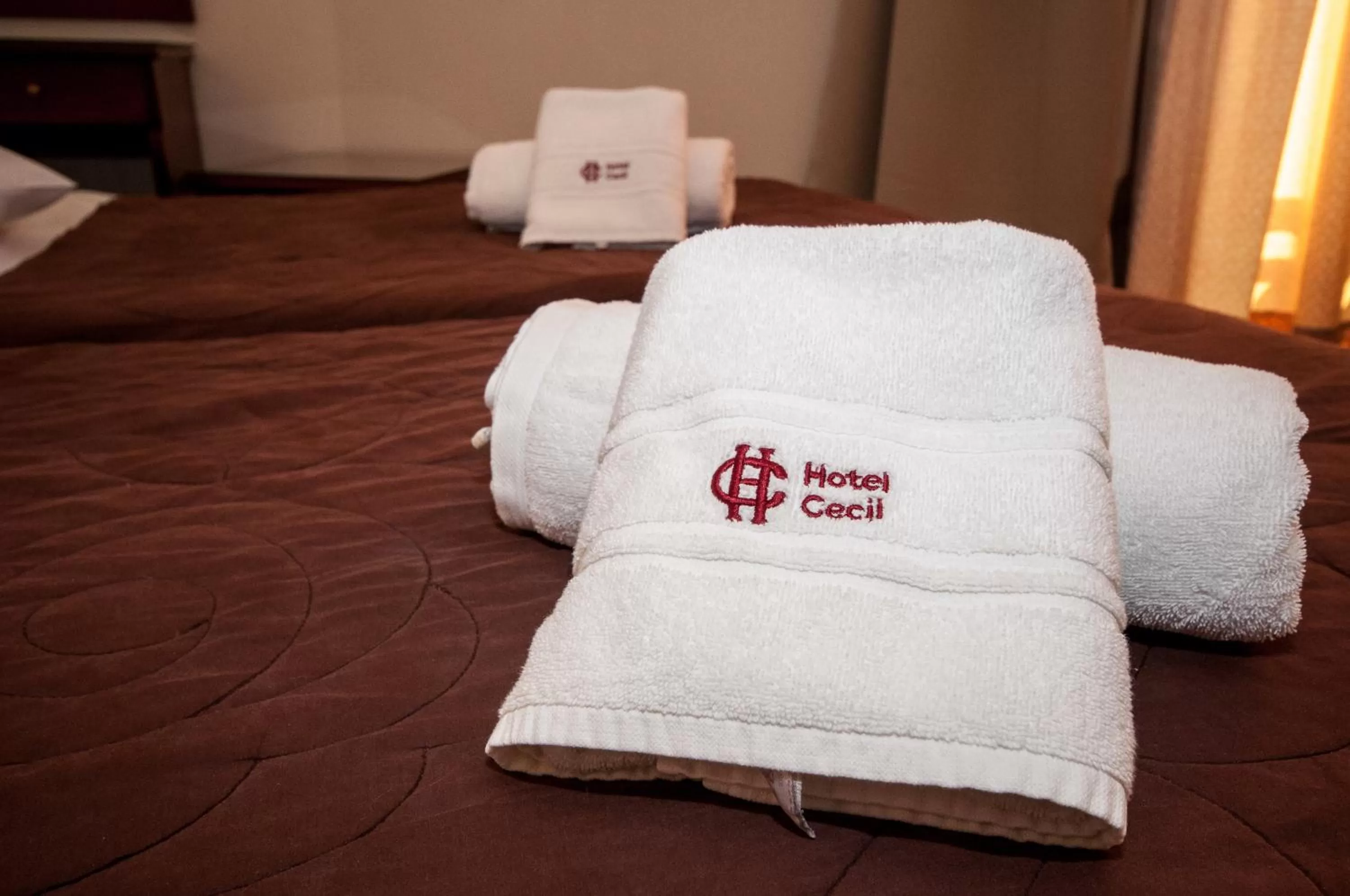 Property logo or sign, Bed in Cecil Hotel