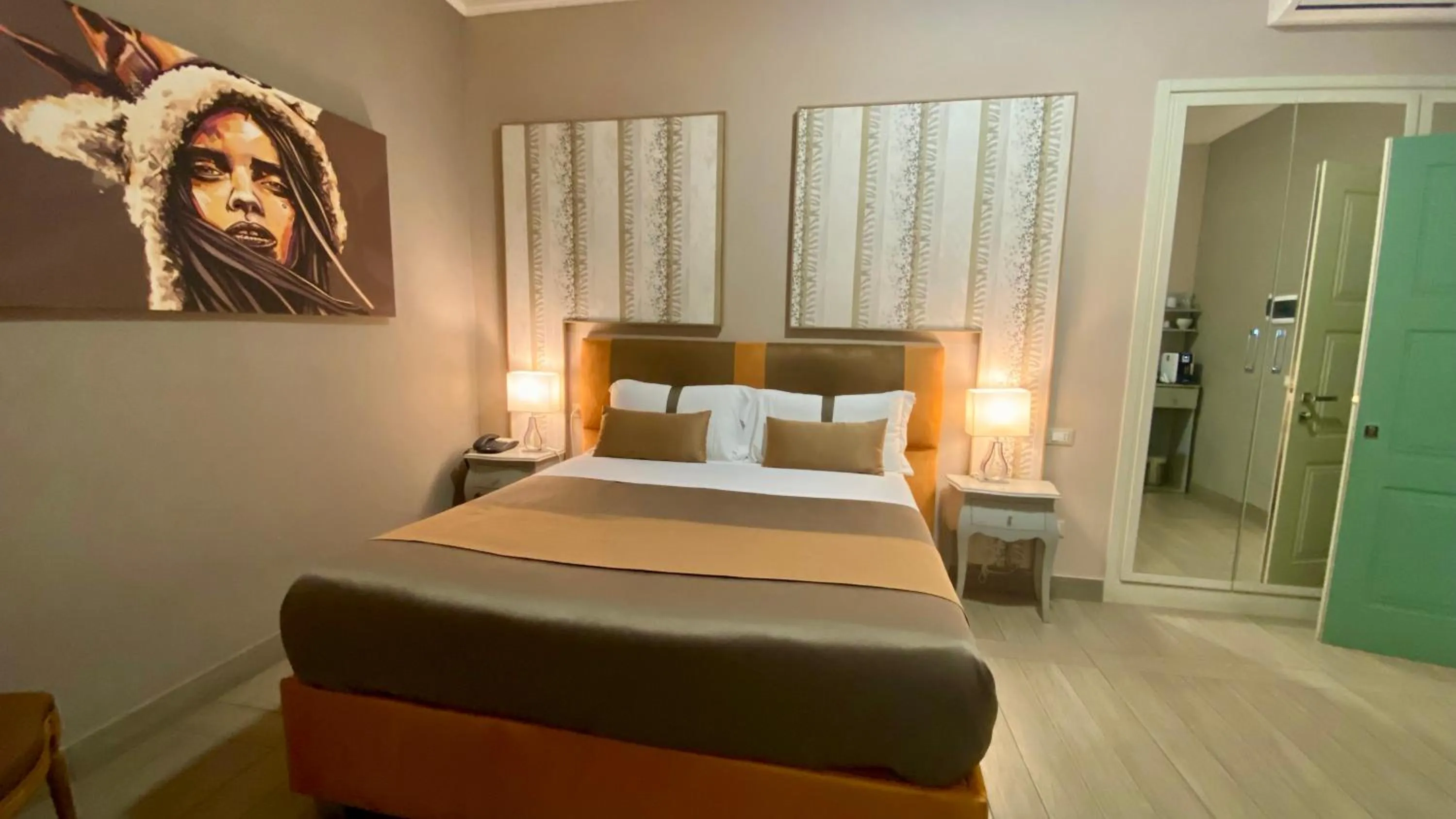 Bed in Halex room&food