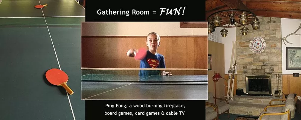 Communal lounge/ TV room in Peninsula Park-View Resort