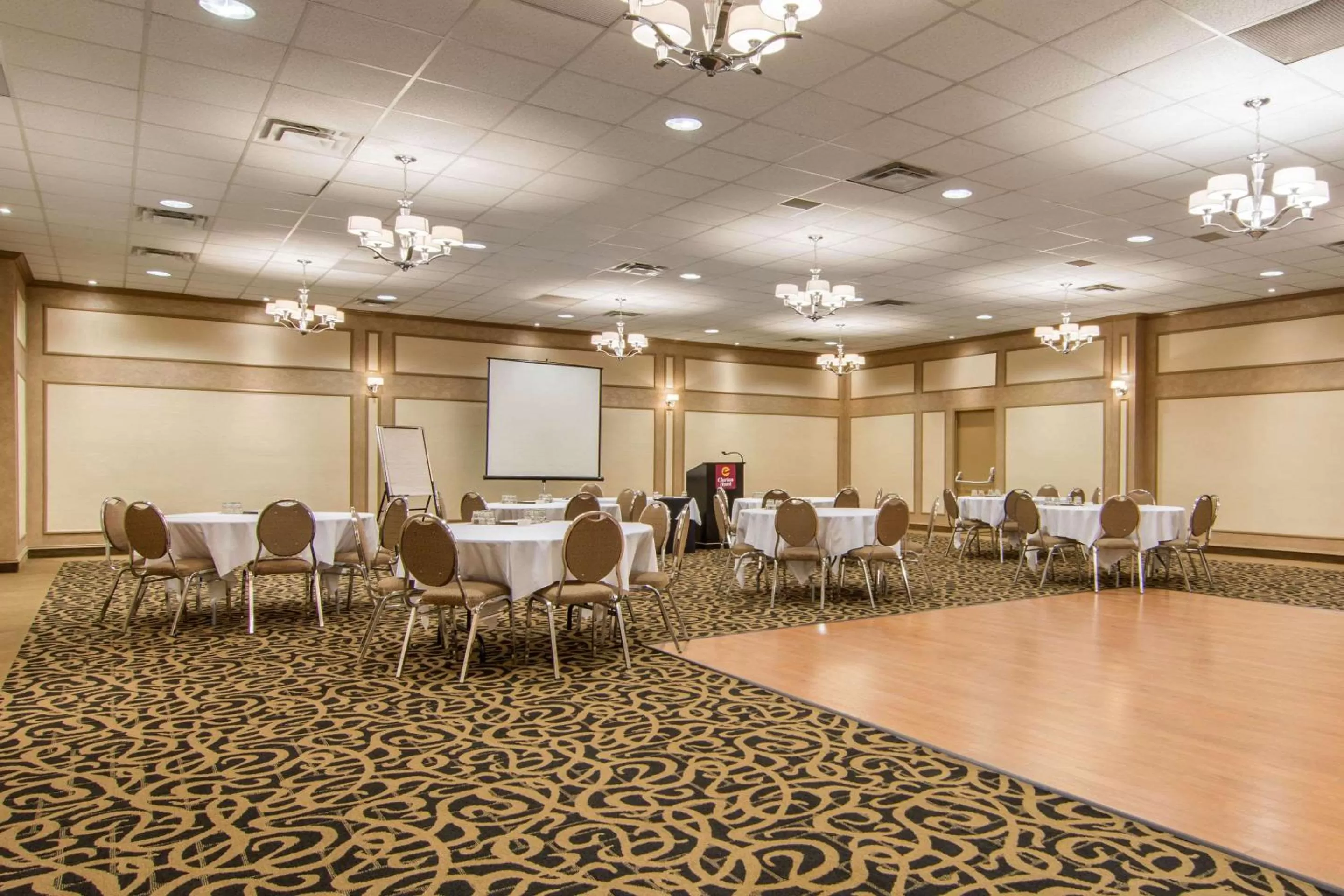 On site in Clarion Hotel